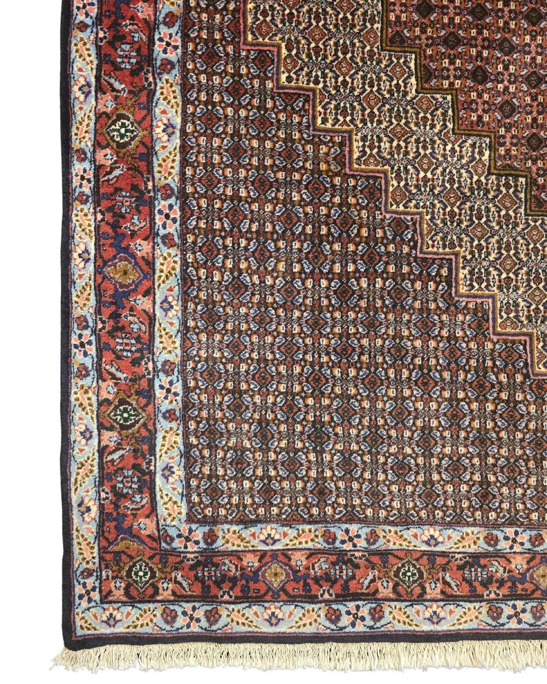 Perzisch tapijt Senneh 300x200 wollen vloerkleed Iran handegeknoopt