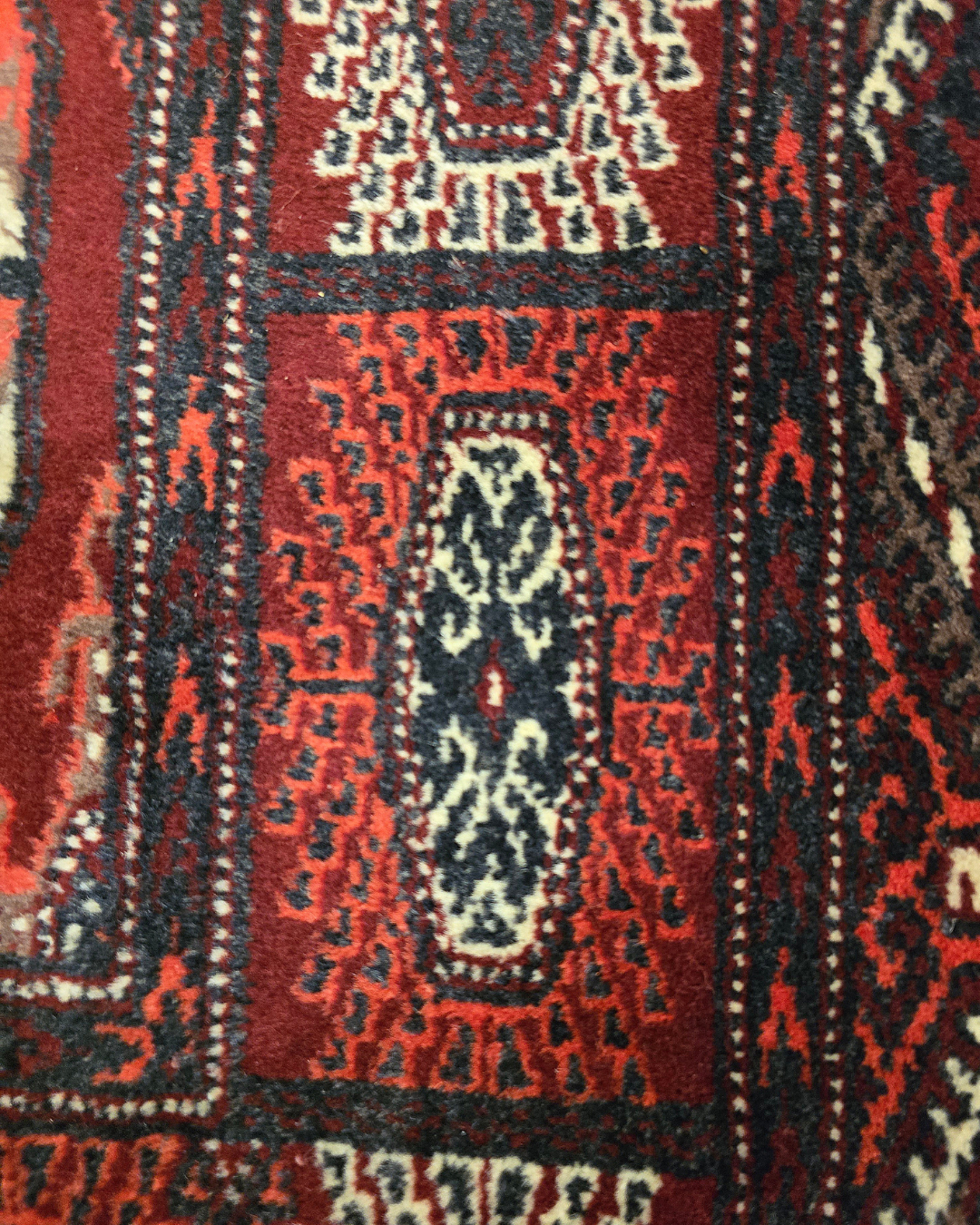 Groot Perzisch tapijt Bokhara 325x245 wollen vloerkleed handgeknoopt Turkmenistan