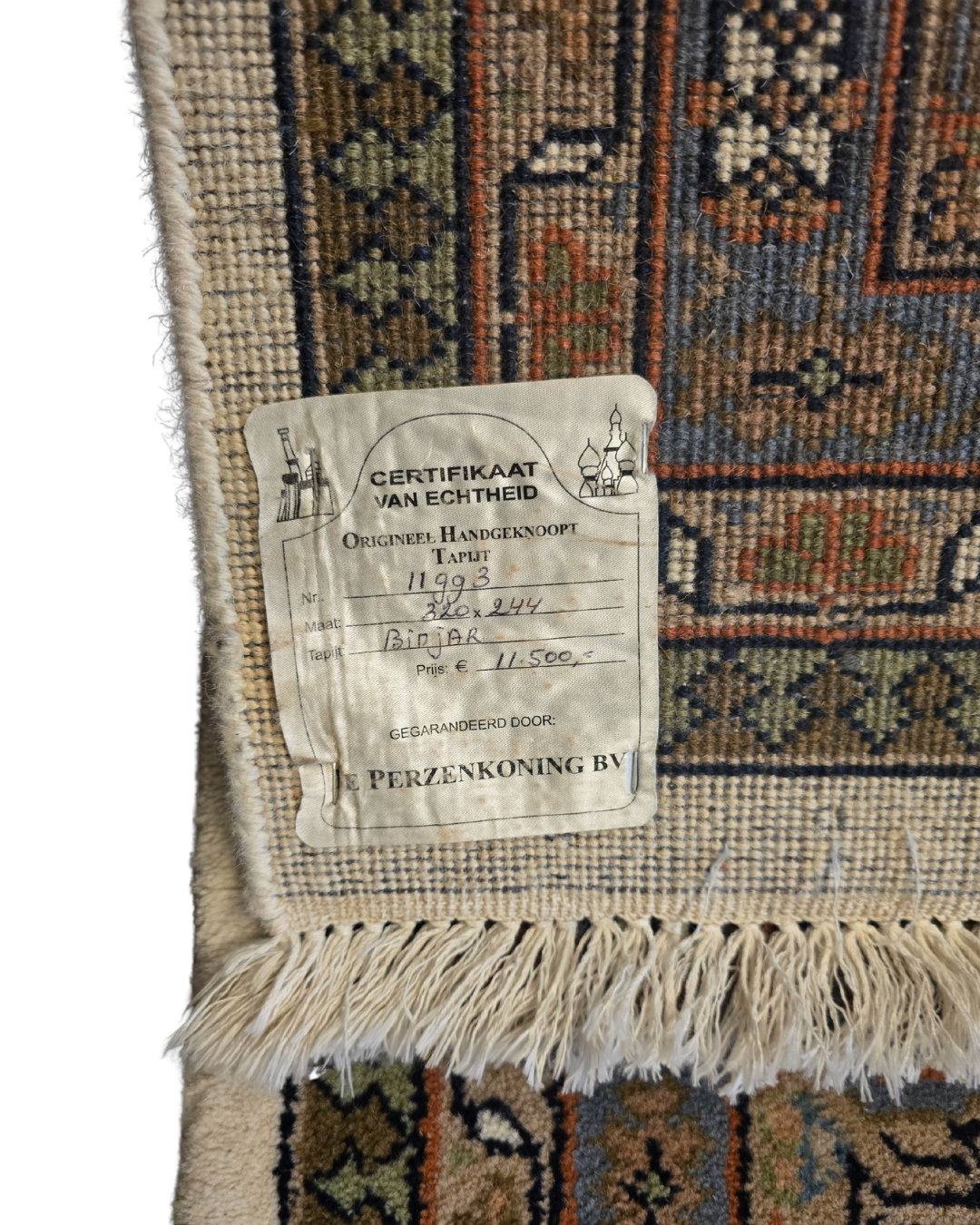 Groot Perzisch tapijt Bidjar 320x244 wollen vloerkleed handgeknoopt