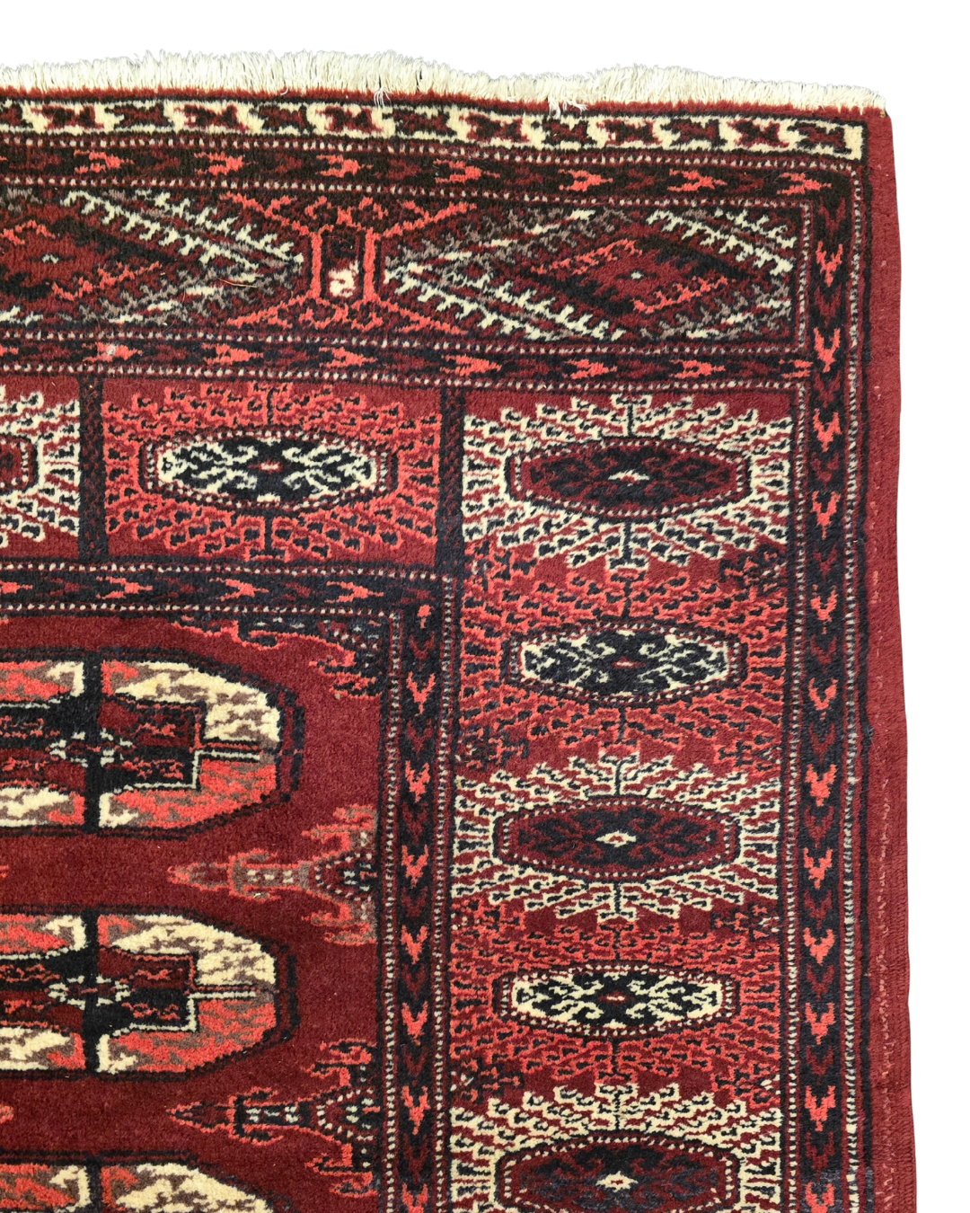 Groot Perzisch tapijt Bokhara 325x245 wollen vloerkleed handgeknoopt Turkmenistan