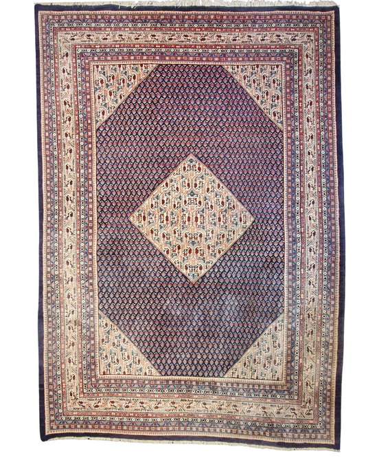 Groot Perzisch Tapijt Mir 350x250 wollen vloerkleed Iran Handgeknoopt