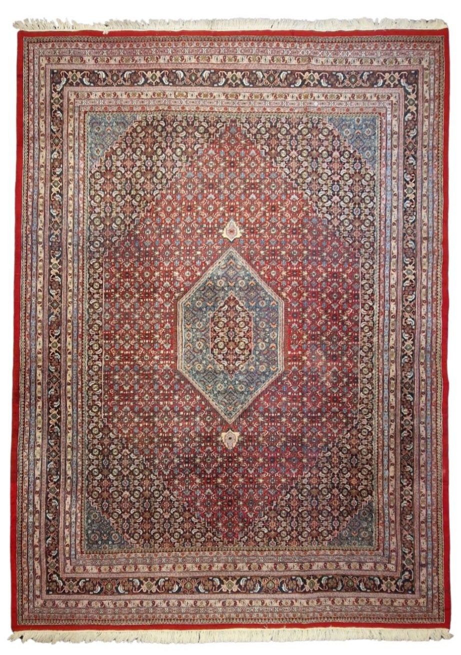 Groot Perzisch tapijt Bidjar 400x300 wollen vloerkleed handgeknoopt