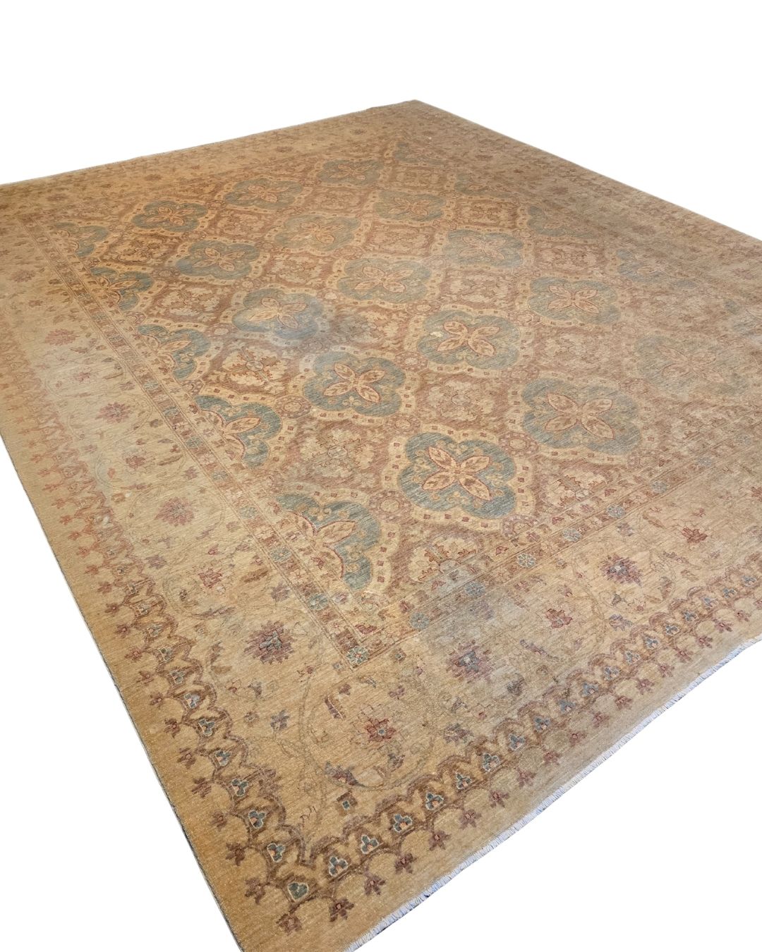 Groot Perzisch tapijt Ziegler 380x310 wollen vloerkleed handgeknoopt Iran