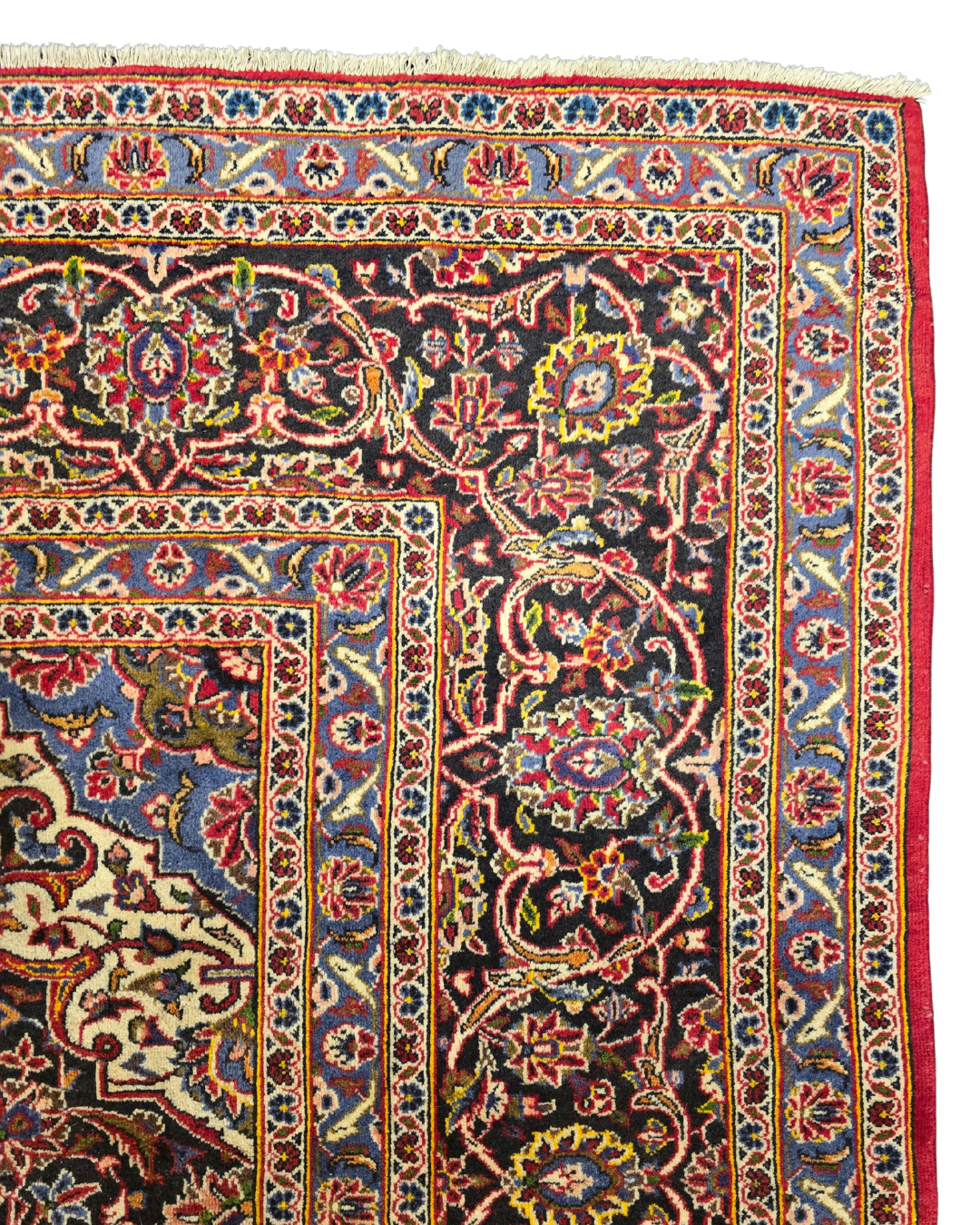 XL Groot Perzisch tapijt Kashan 400x300 Wollen vloerkleed iran