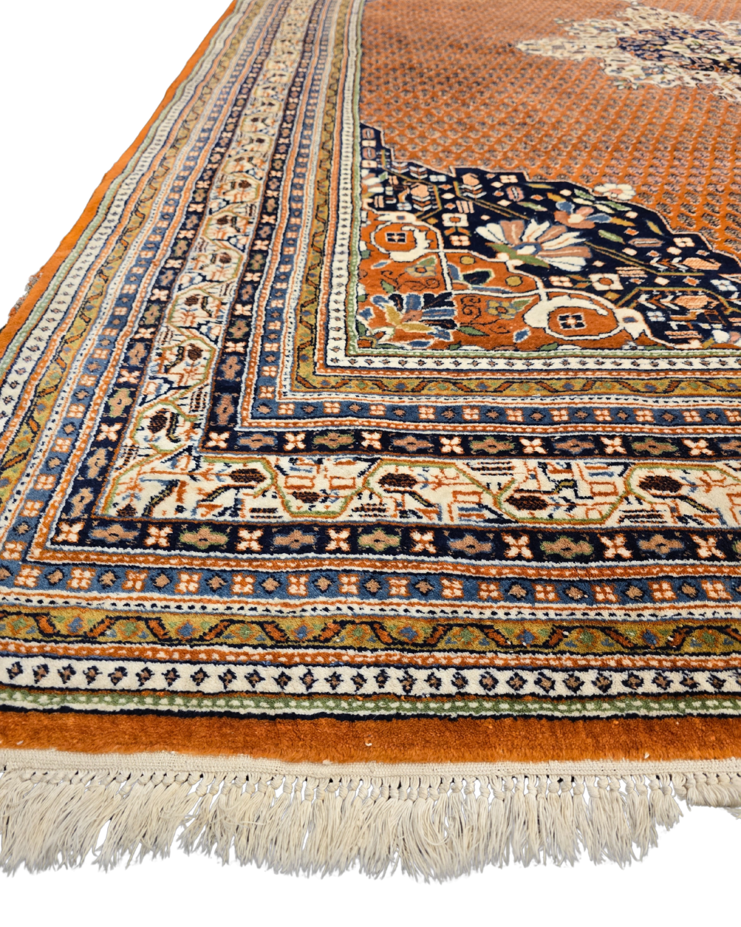 Groot Perzisch tapijt Sarough Mir 350x250 wollen vloerkleed handgeknoopt
