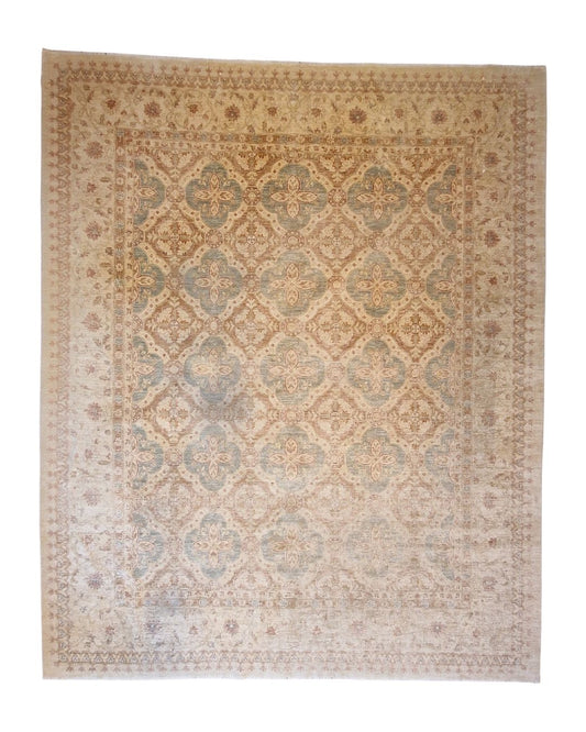 Groot Perzisch tapijt Ziegler 380x310 wollen vloerkleed handgeknoopt Iran