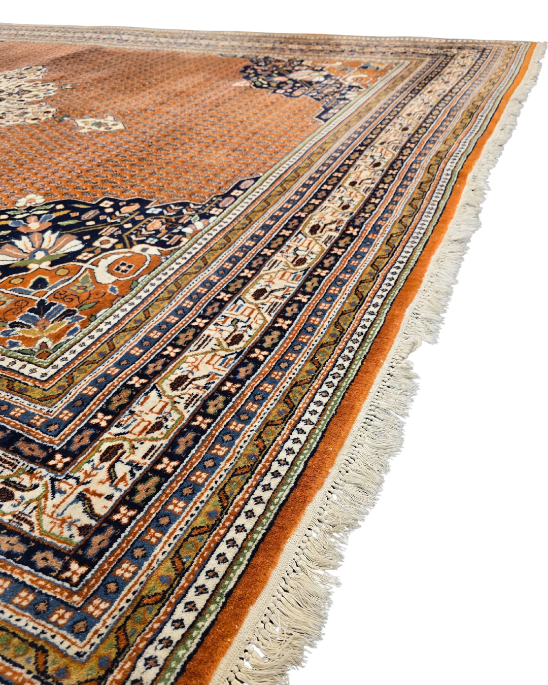 Groot Perzisch tapijt Sarough Mir 350x250 wollen vloerkleed handgeknoopt
