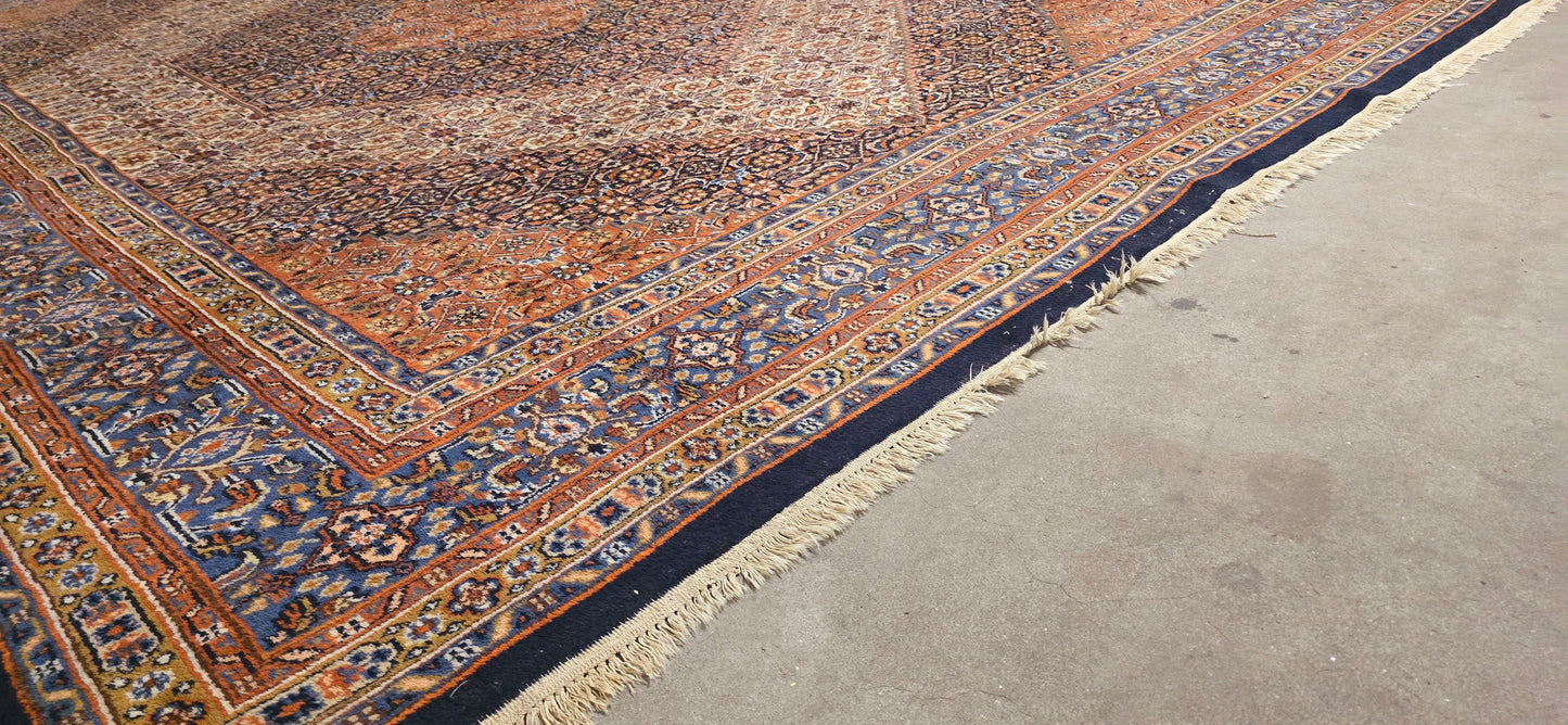 Groot perzisch tapijt Moud 345x254 wollen vloerkleed