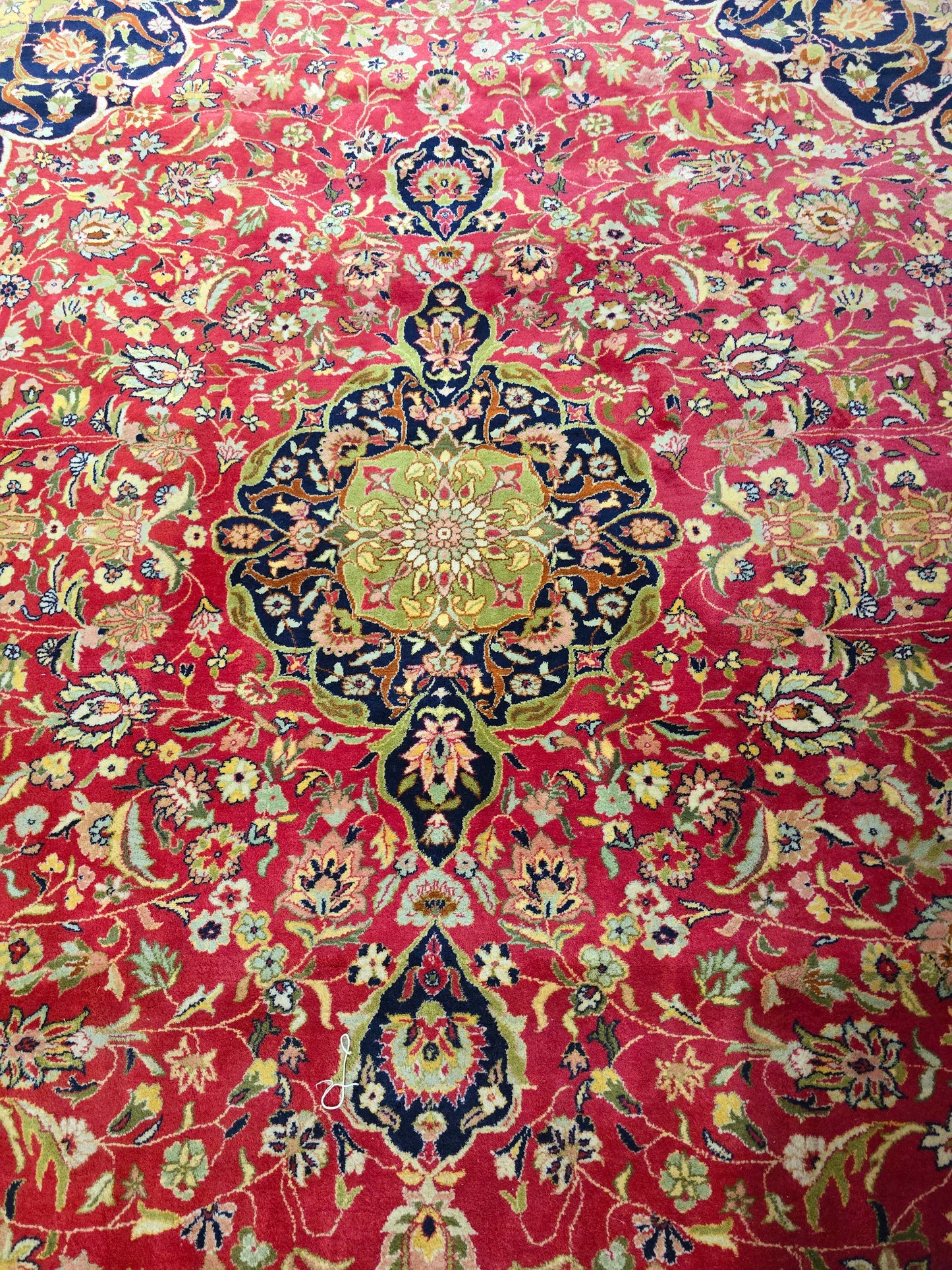 Groot perzisch tapijt Kashan 340x240 vloerkleed handgeknoopt iran