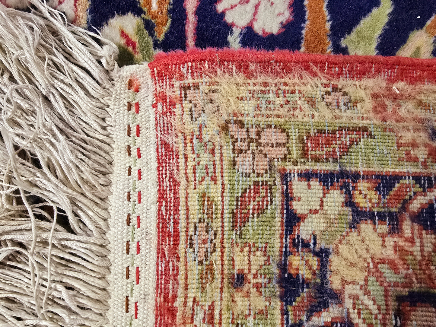 Groot perzisch tapijt Kashan 340x240 vloerkleed handgeknoopt iran