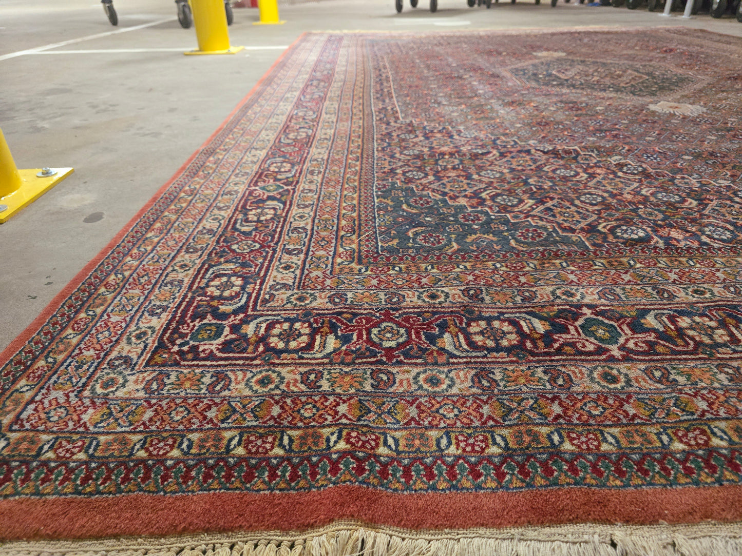 Groot perzisch tapijt bidjar 350x250 vloerkleed handgeknoopt