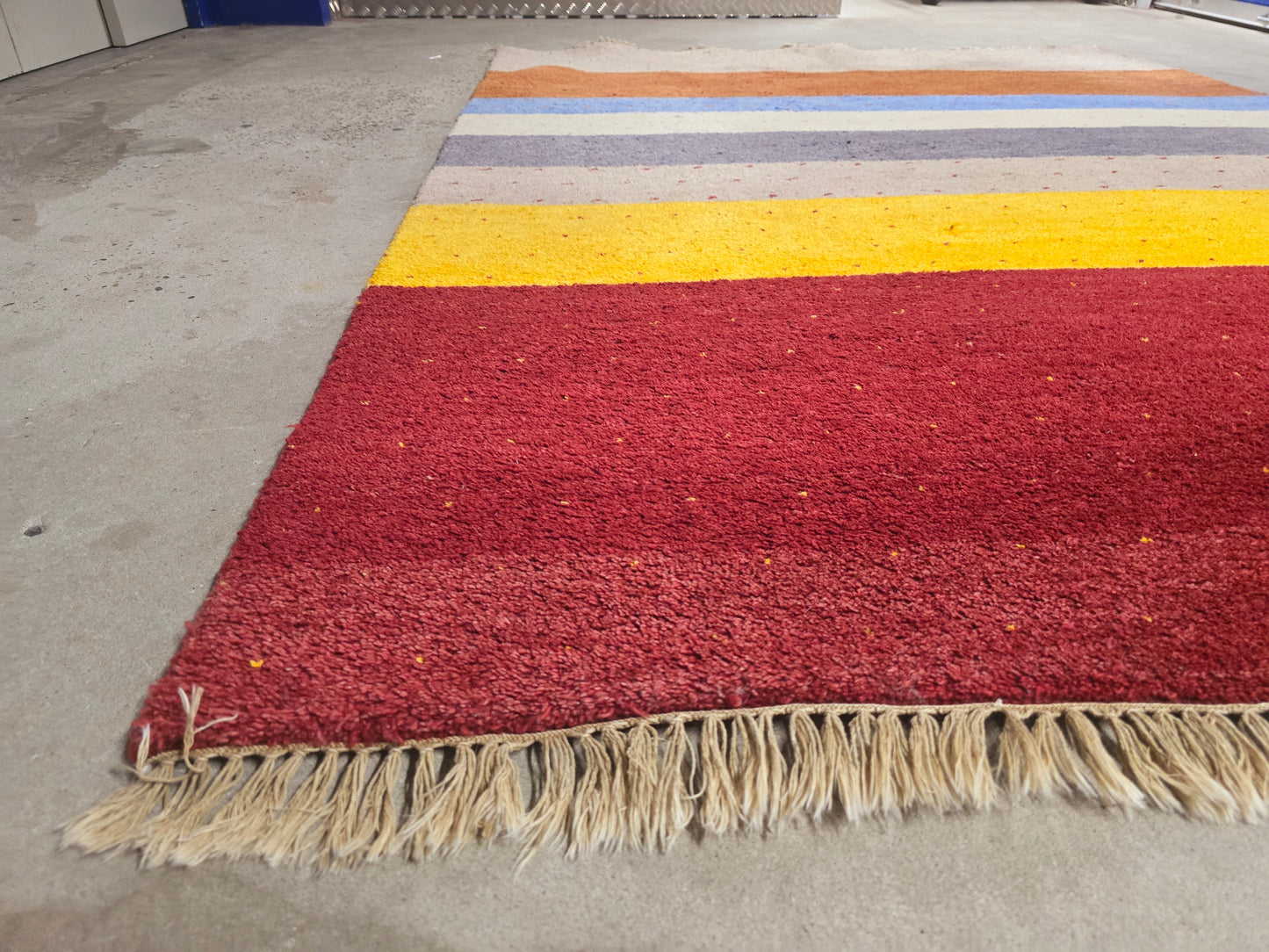 Perzisch tapijt Gabbeh 240x170 wollen vloerkleed Handgeknoop