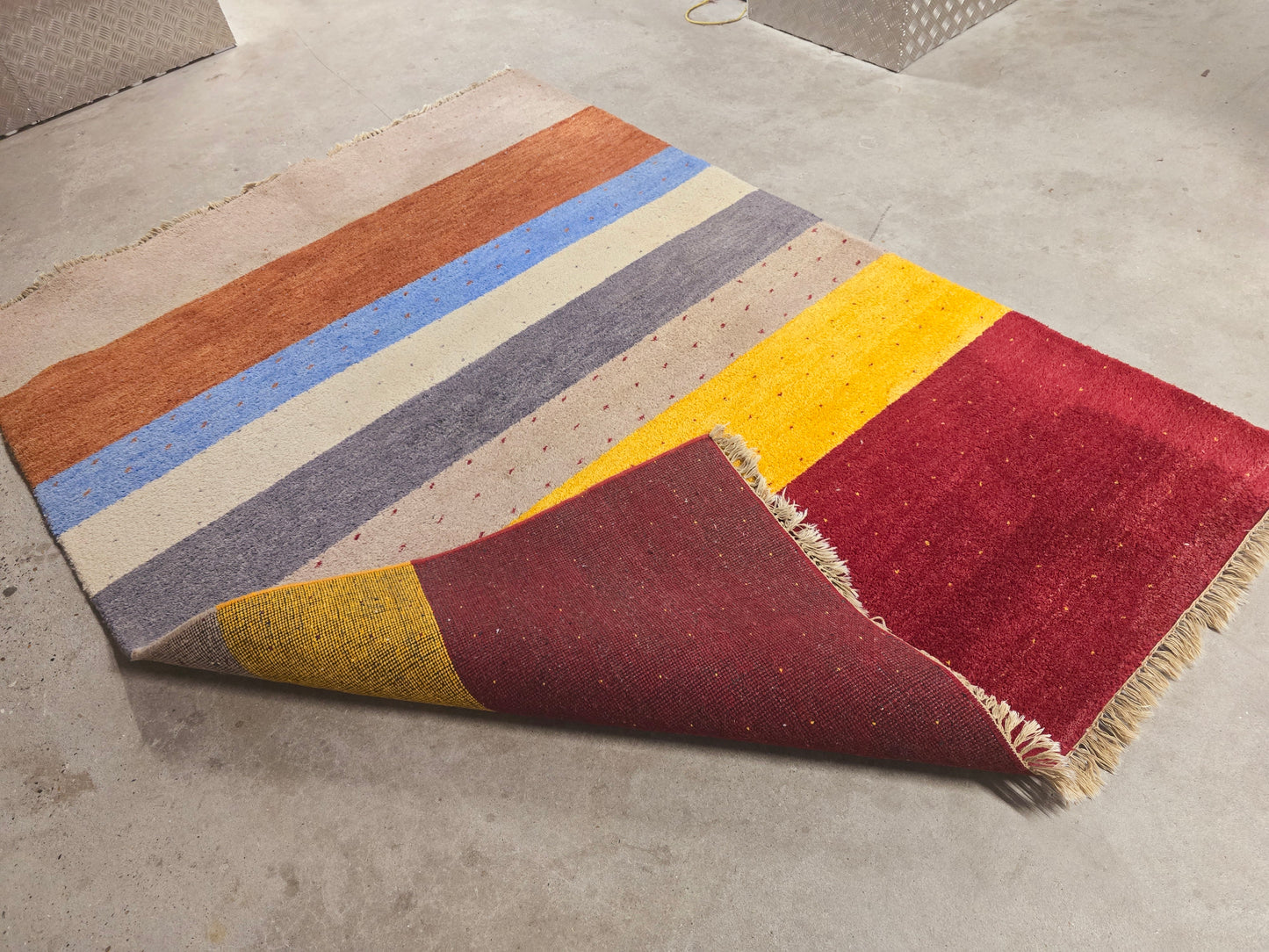 Perzisch tapijt Gabbeh 240x170 wollen vloerkleed Handgeknoop