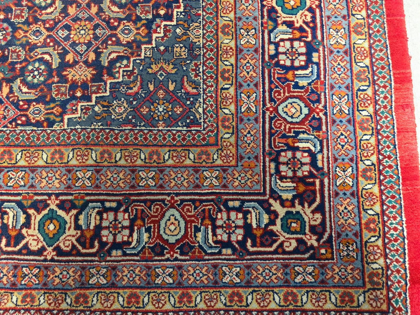 Groot perzisch tapijt bidjar vloerkleed 350x250 handgeknoopt