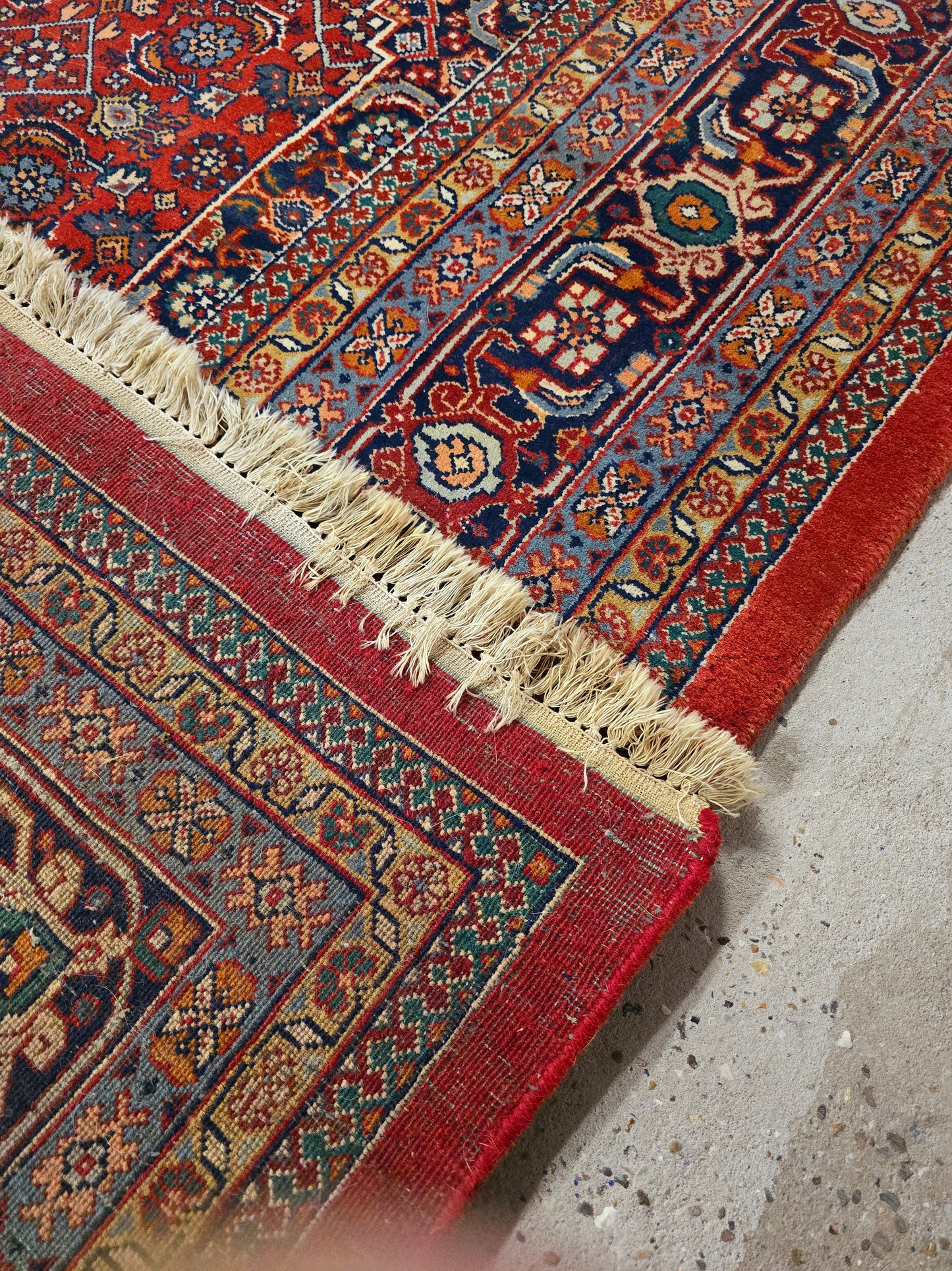 Groot perzisch tapijt bidjar vloerkleed 350x250 handgeknoopt