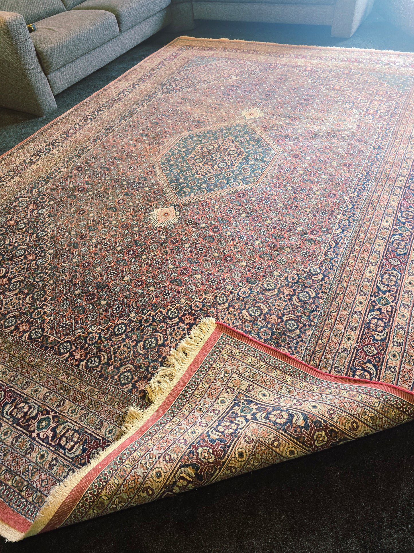 Groot perzisch tapijt bidjar 350x250 vloerkleed handgeknoopt