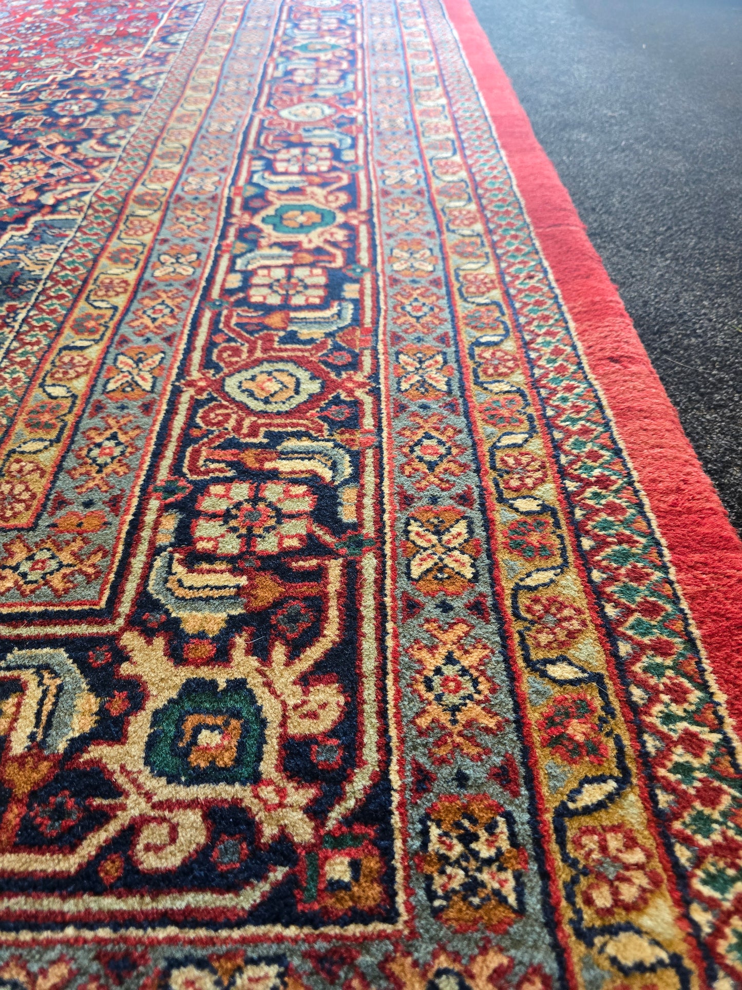 Groot perzisch tapijt bidjar vloerkleed 350x250 handgeknoopt