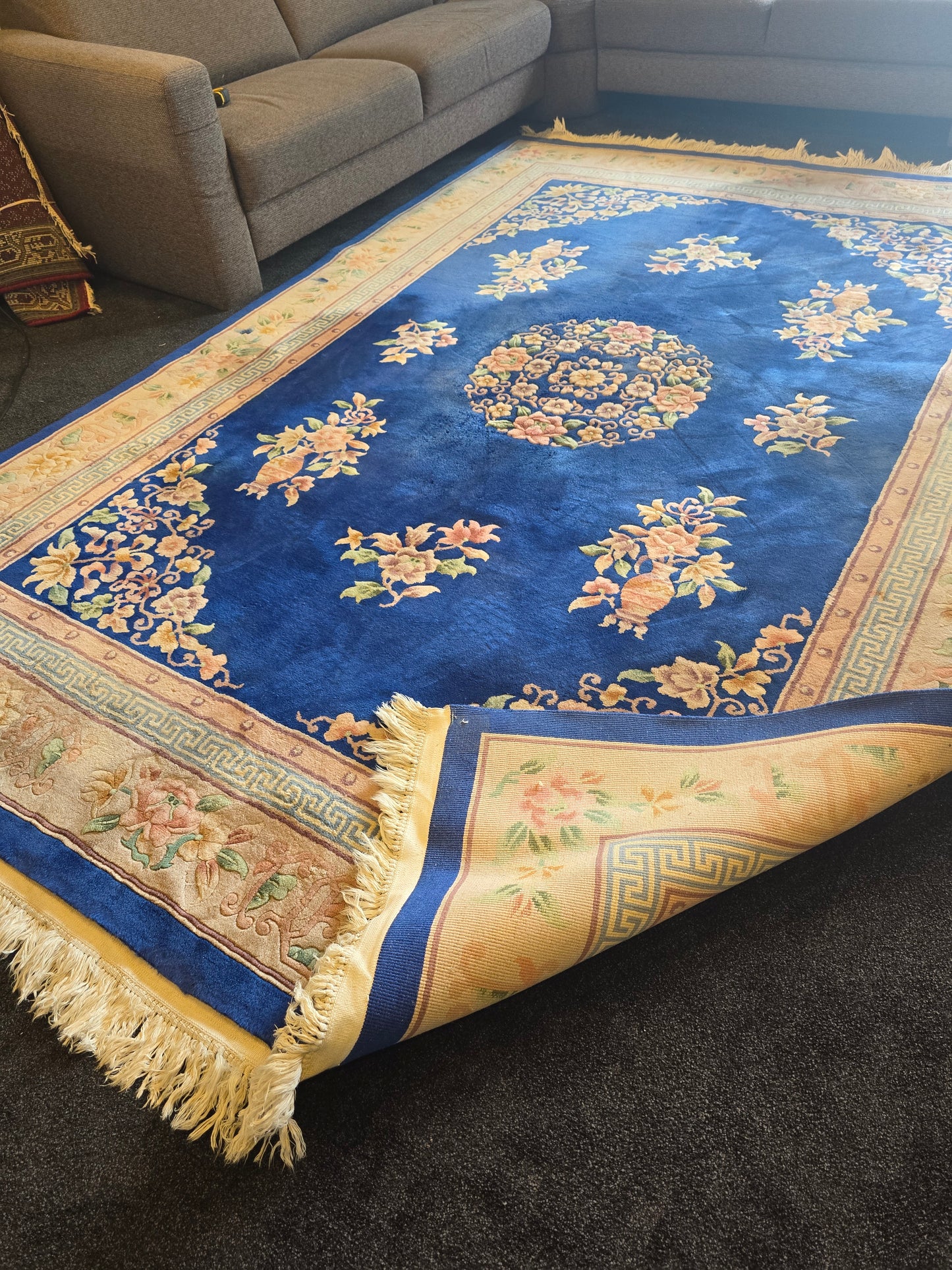 groot Oosters / Perzisch tapijt china Abusson 330x215 handgeknoopt wollen vloerkleed