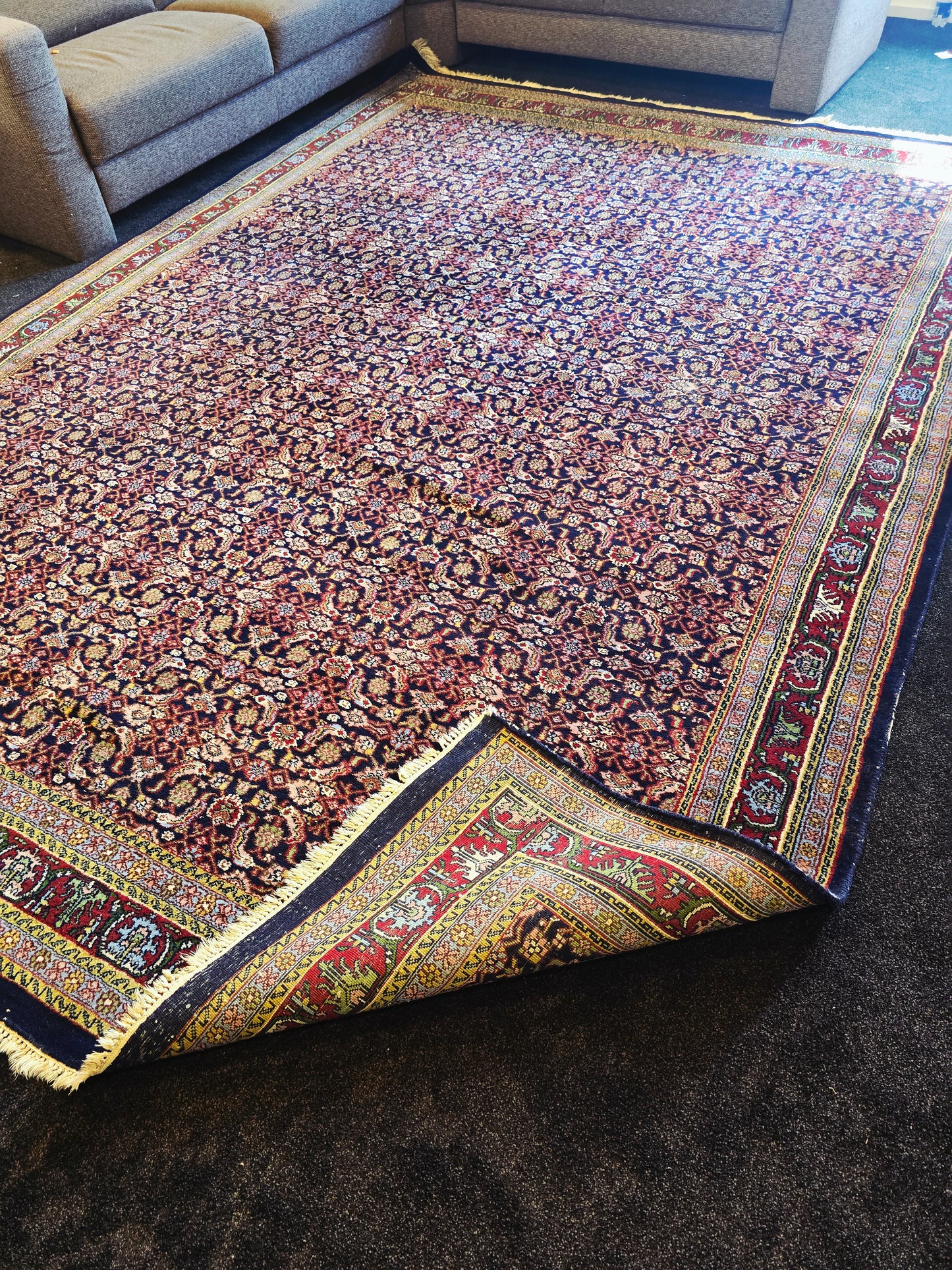 Groot Perzisch Tapijt Tabriz 340x240 handgeknoopt wollen vloerkleed
