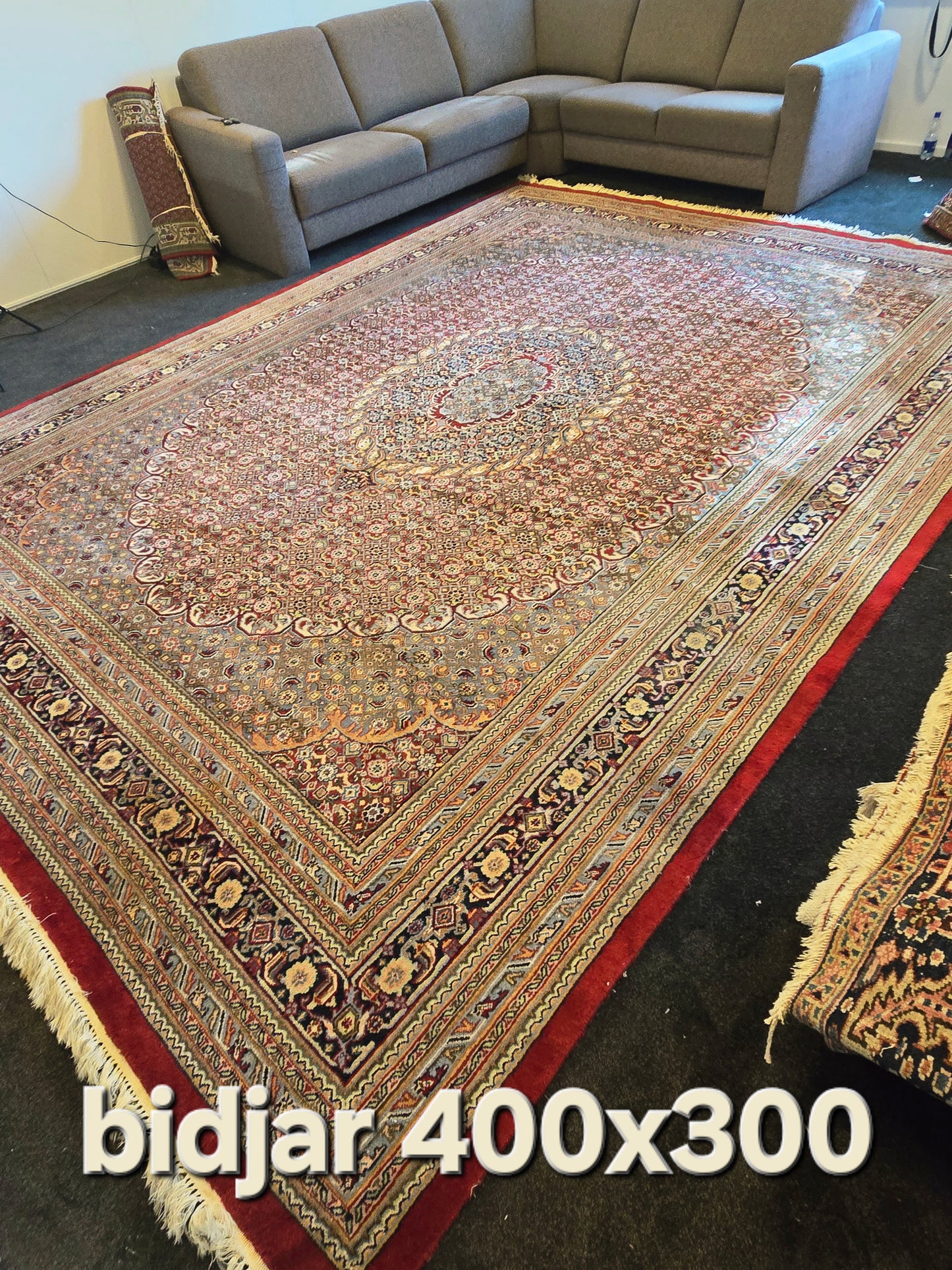 Groot perzisch tapijt bidjar 400x300 vloerkleed handgeknoopt