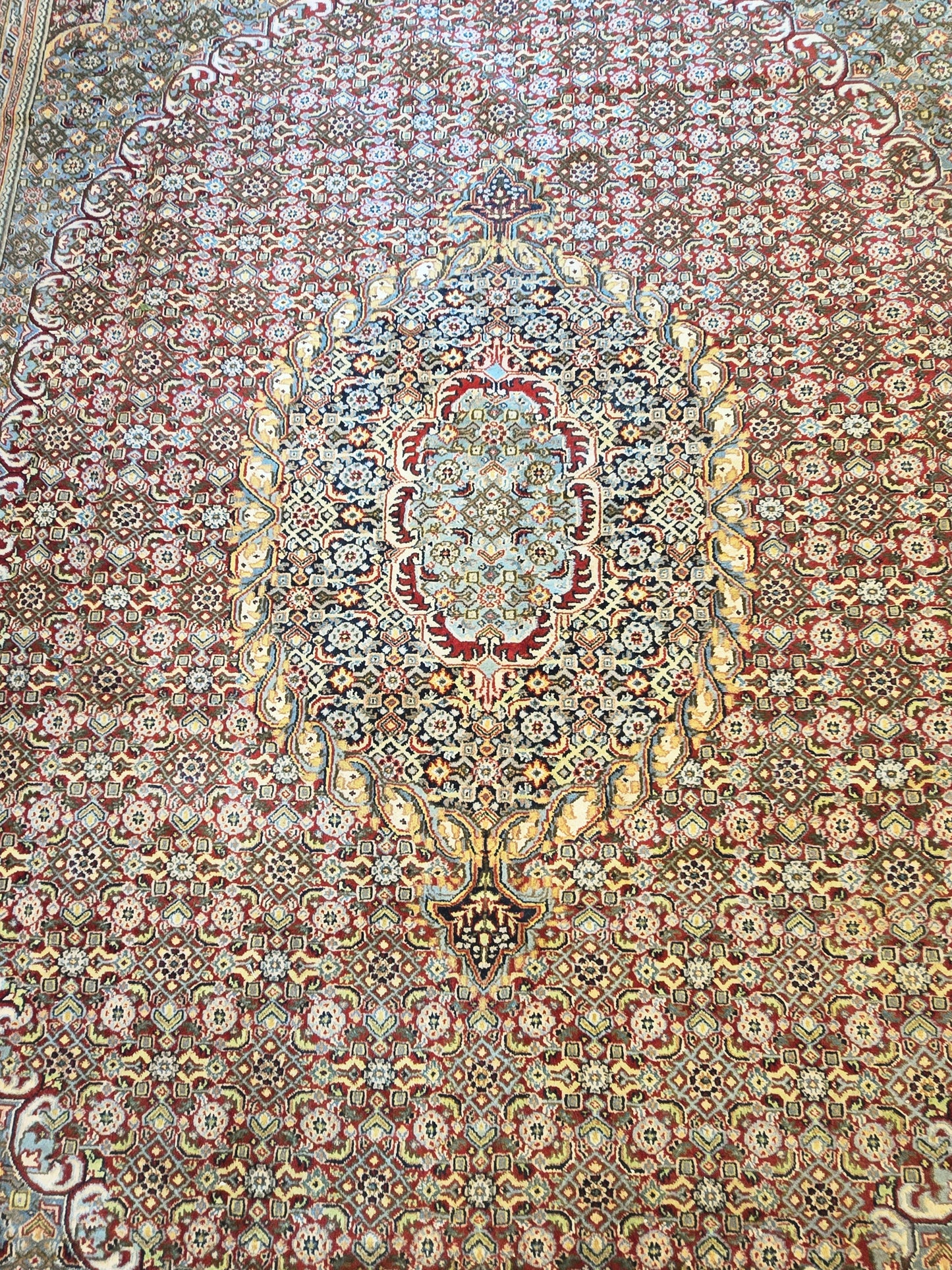 Groot perzisch tapijt bidjar 400x300 vloerkleed handgeknoopt