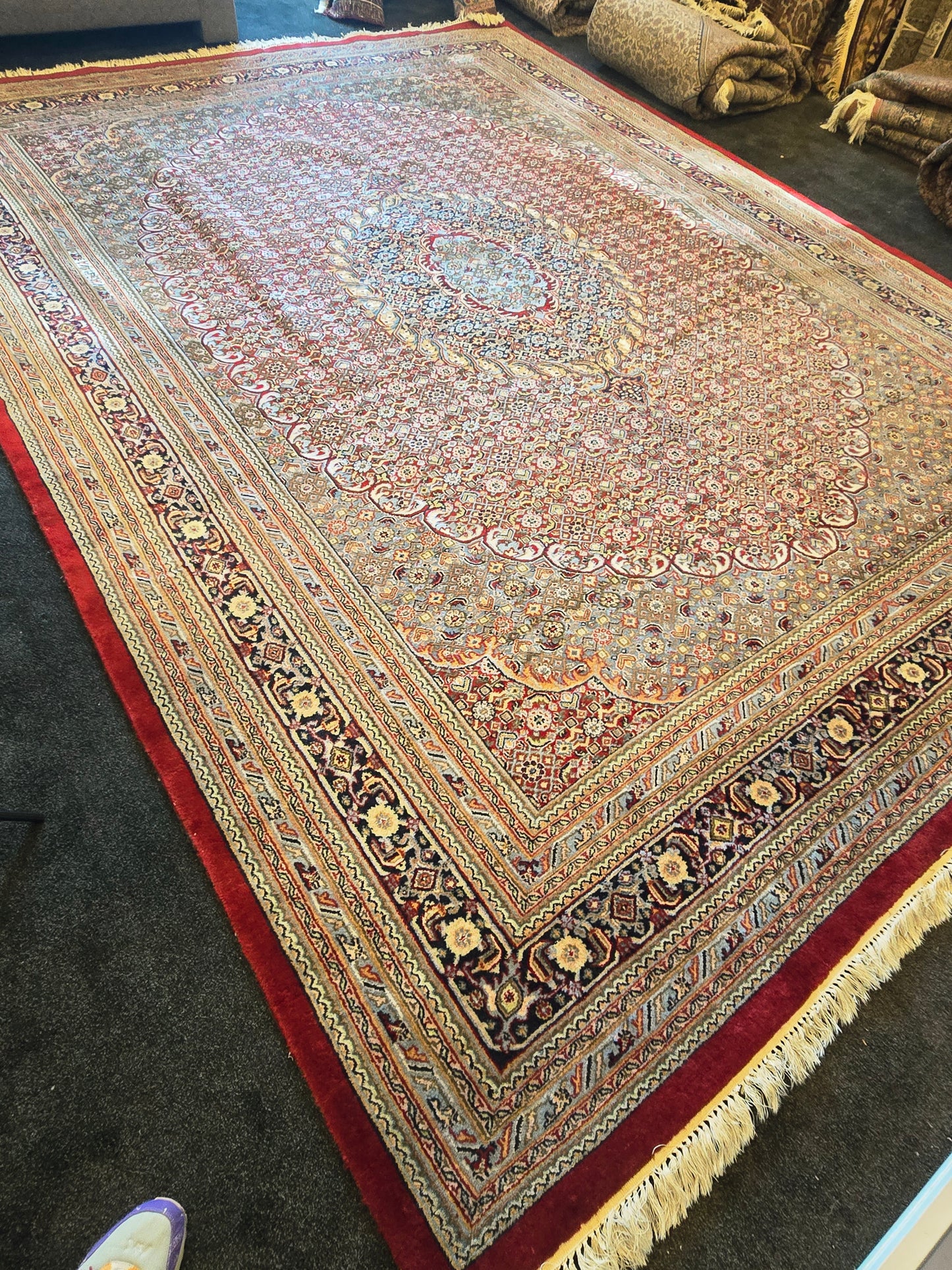 Groot perzisch tapijt bidjar 400x300 vloerkleed handgeknoopt