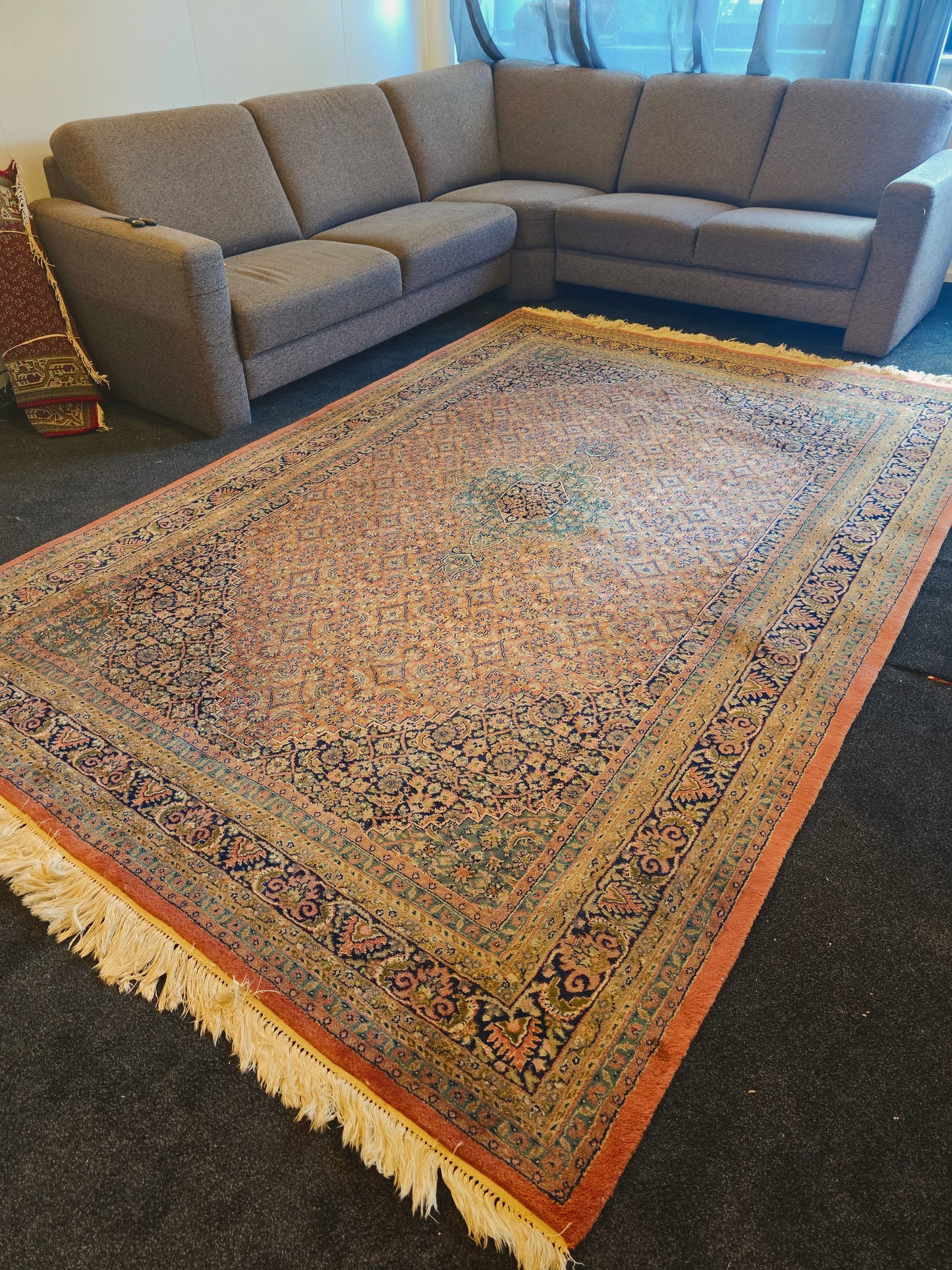 Perzisch tapijt Bidjar 300x200 handgeknoopt wollen vloerkleed