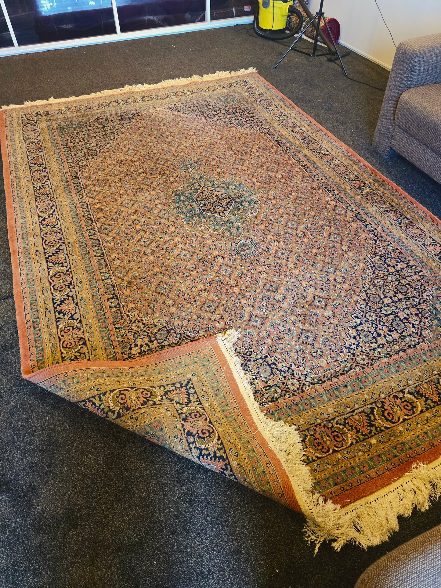 Perzisch tapijt Bidjar 300x200 handgeknoopt wollen vloerkleed