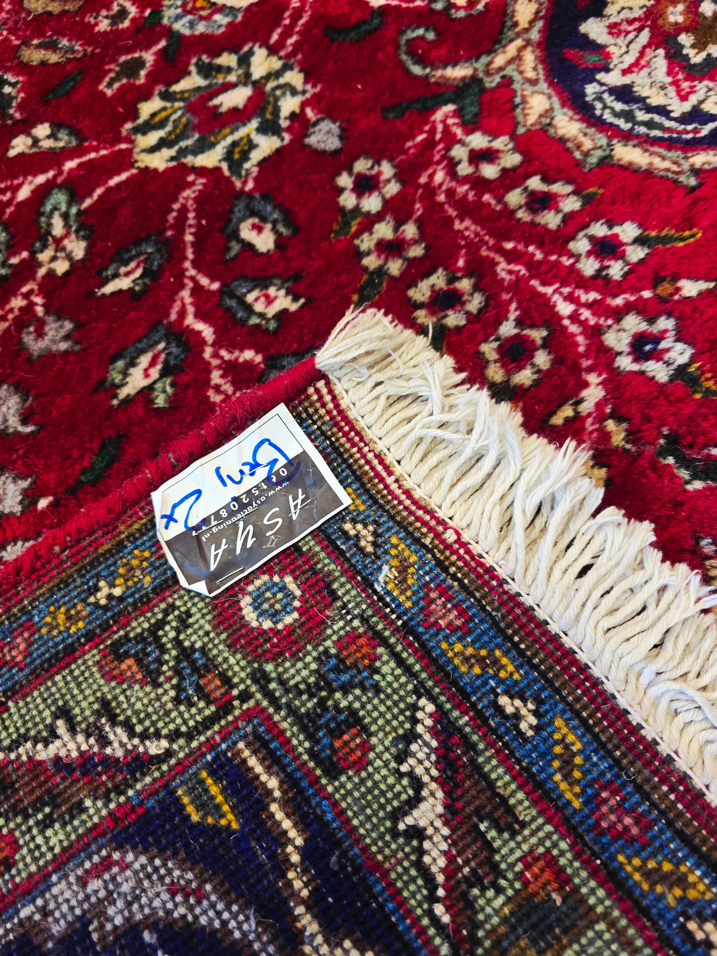 Groot perzisch Tapijt Kashan 360x254 handgeknoopt wollen vloerkleed