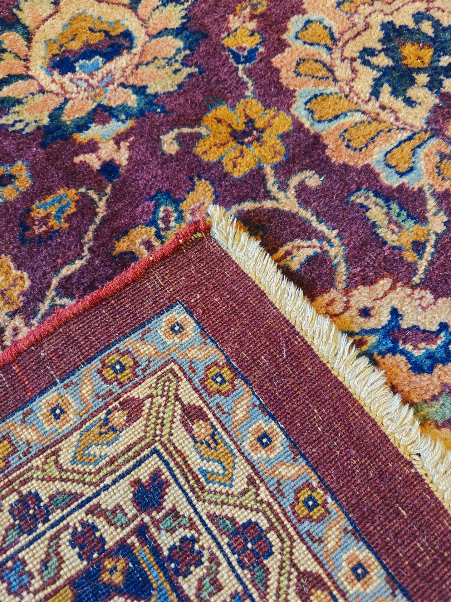 Groot perzisch Tapijt Tabriz 350x250 handgeknoot wollen vloerkleed