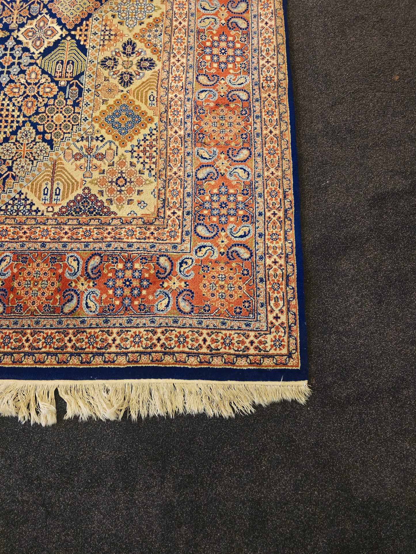 Perzisch tapijt Ispahan 310x200 handgeknoopt wollen vloerkleed