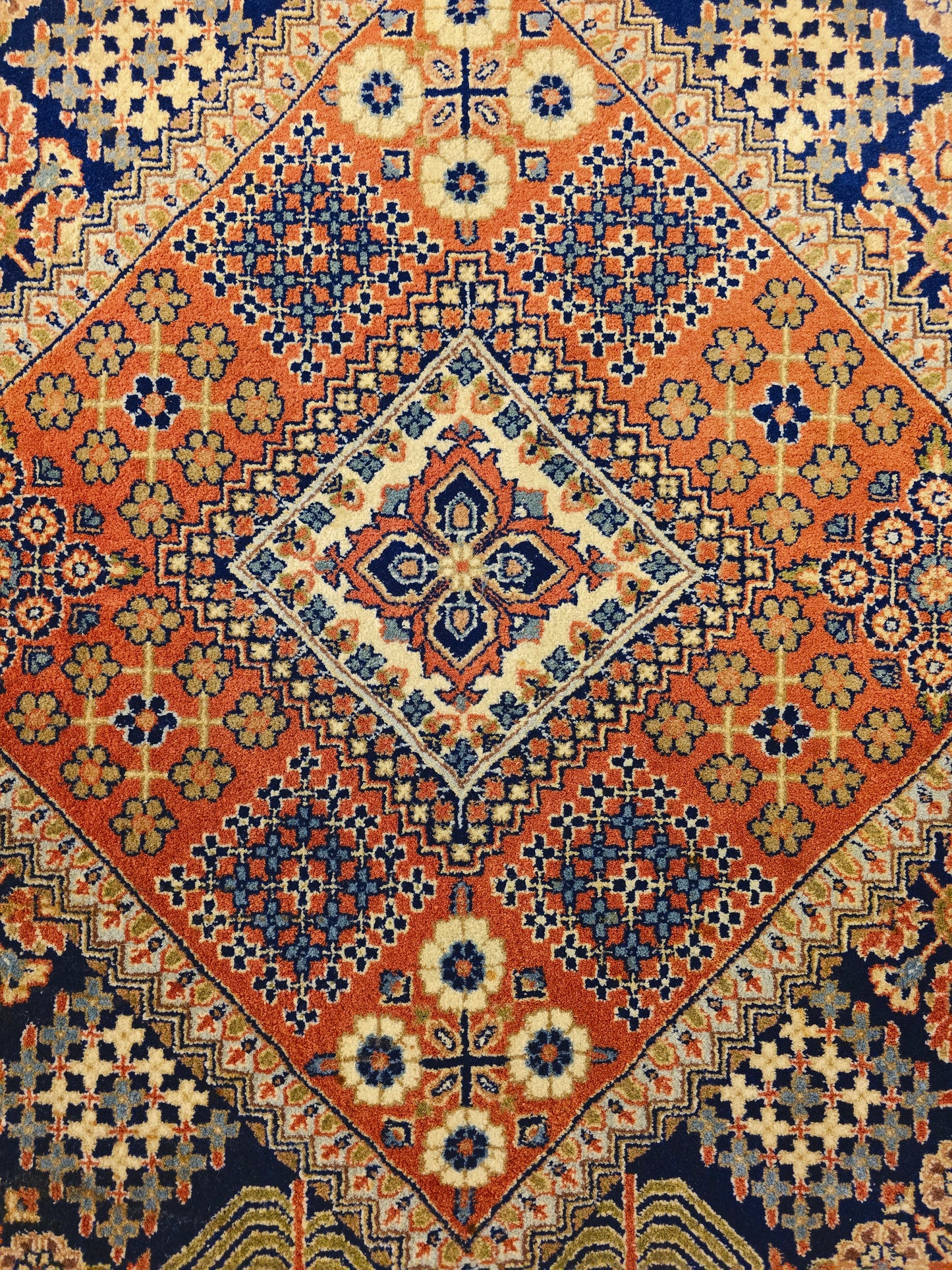 Perzisch tapijt Ispahan 310x200 handgeknoopt wollen vloerkleed