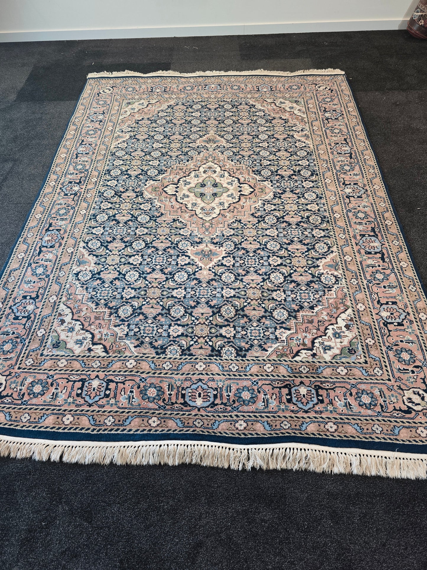 Perzisch tapijt bidjar 244x170 wollen vloerkleed
