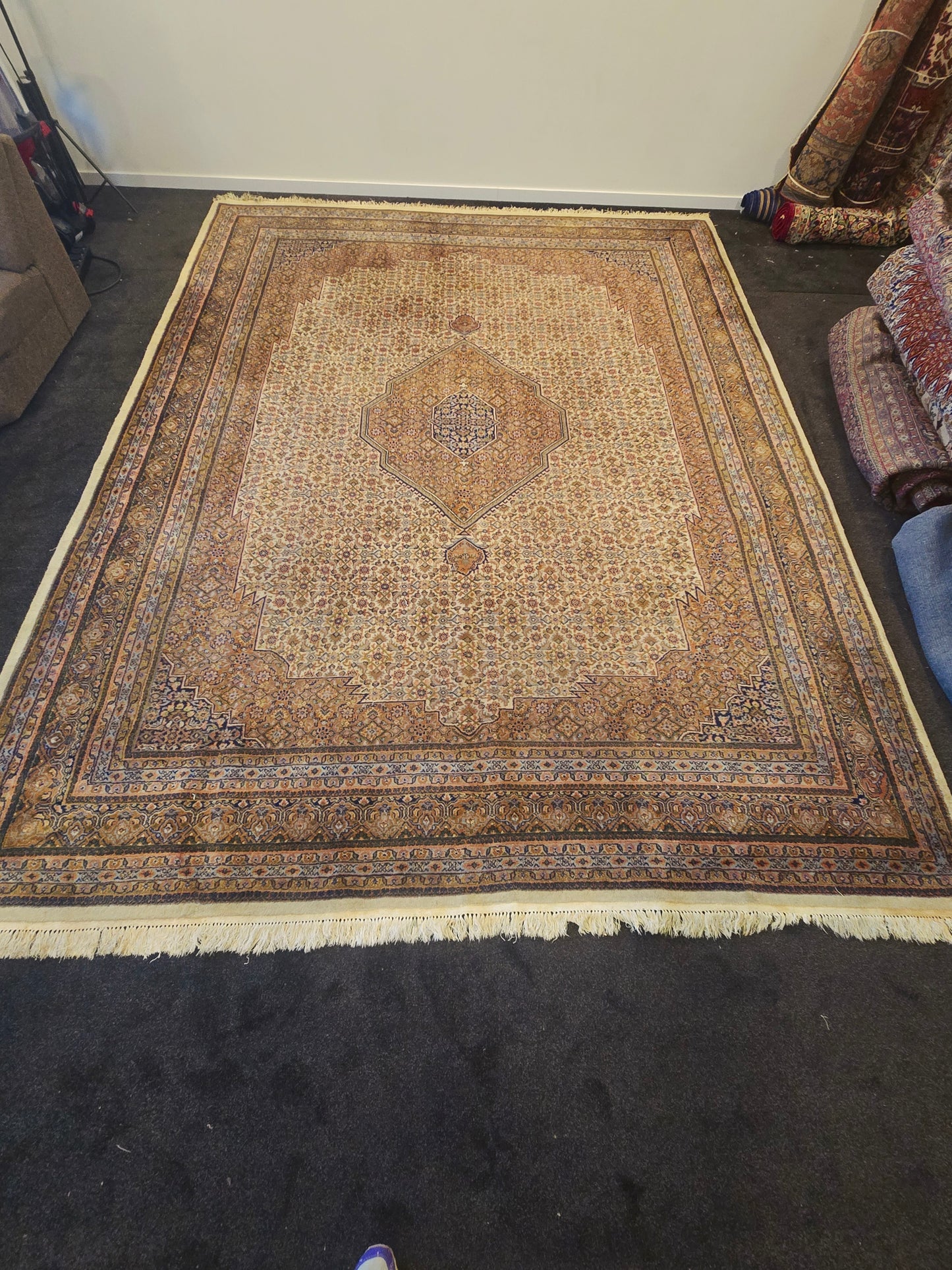 groot Perzisch Tapijt Bidjar 395x290 wollen vloerkleed