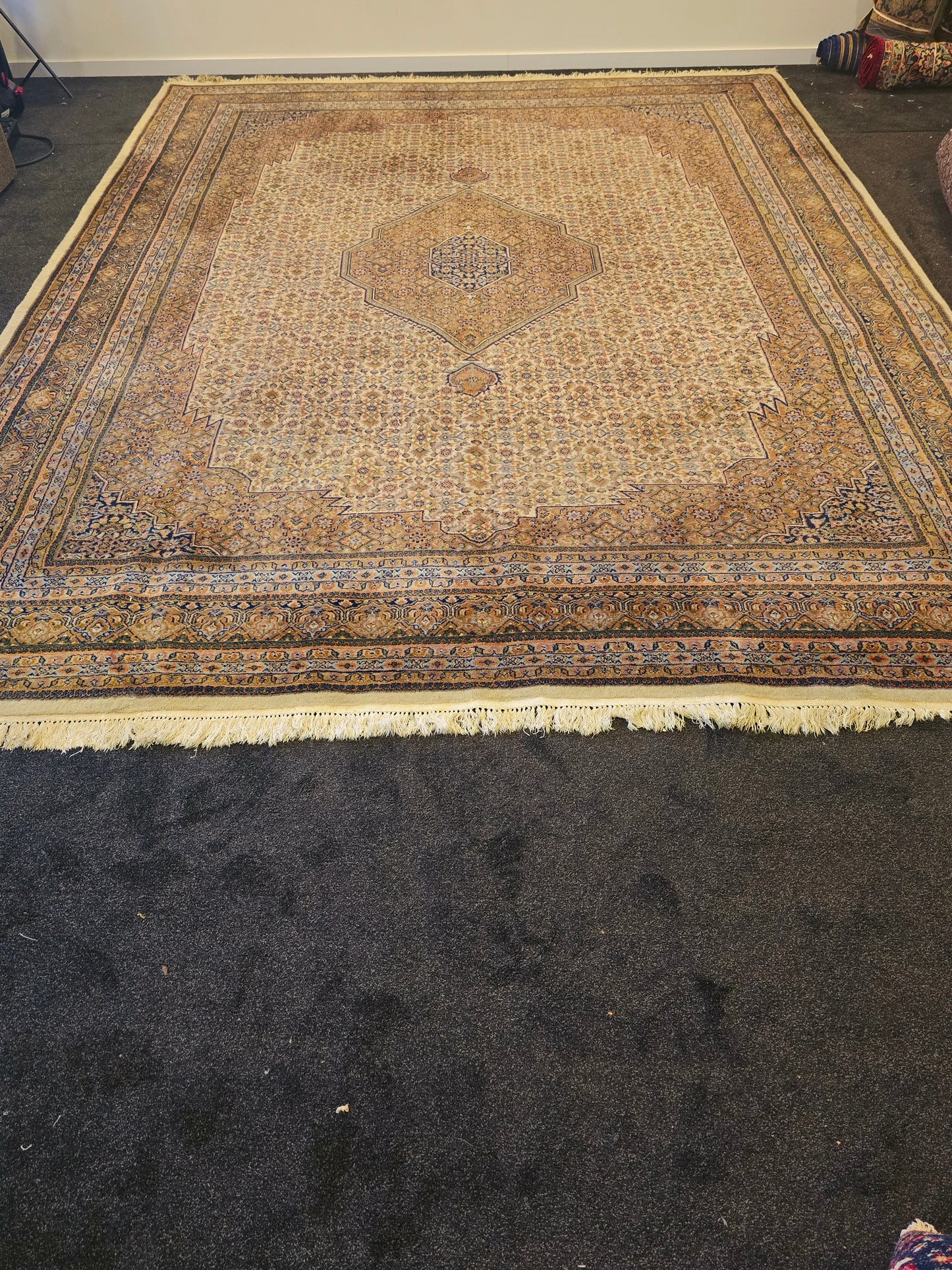 groot Perzisch Tapijt Bidjar 395x290 wollen vloerkleed