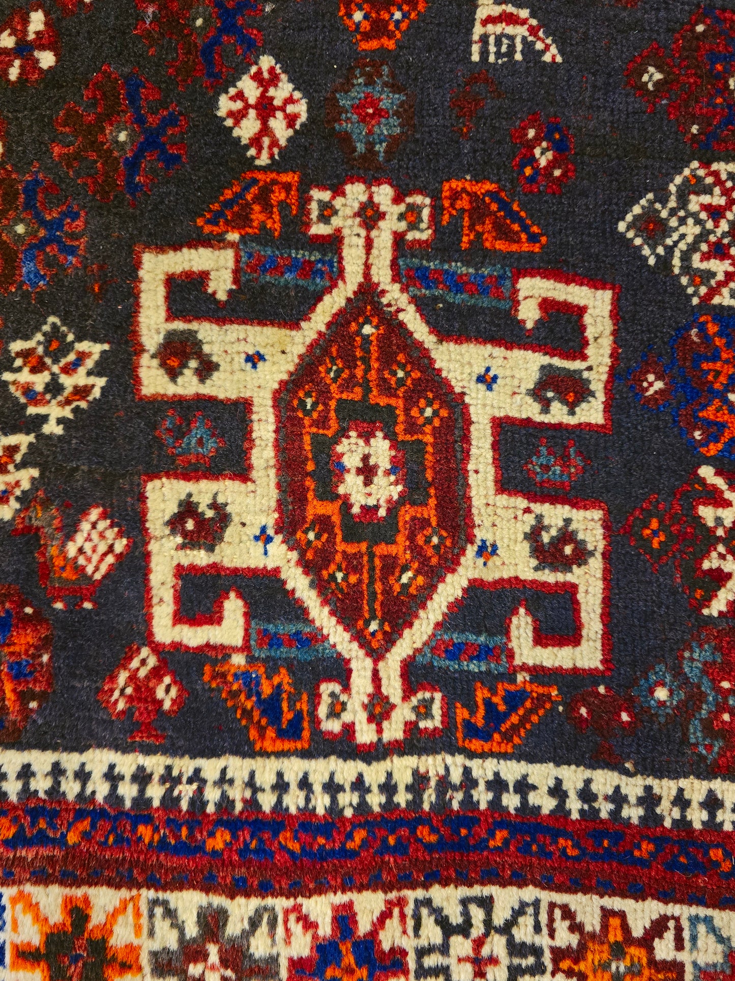 perzisch tapijt Shiraz 305x215 wollen vloerkleed iran handgeknoopt