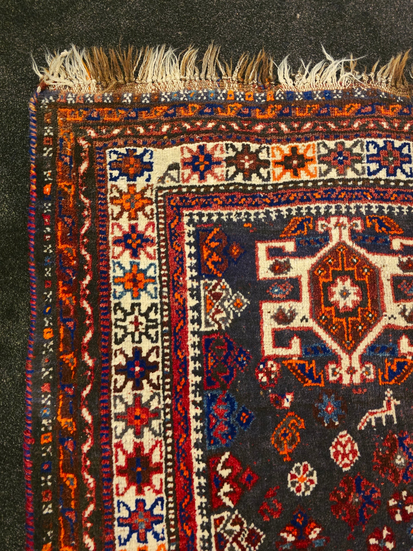 perzisch tapijt Shiraz 305x215 wollen vloerkleed iran handgeknoopt
