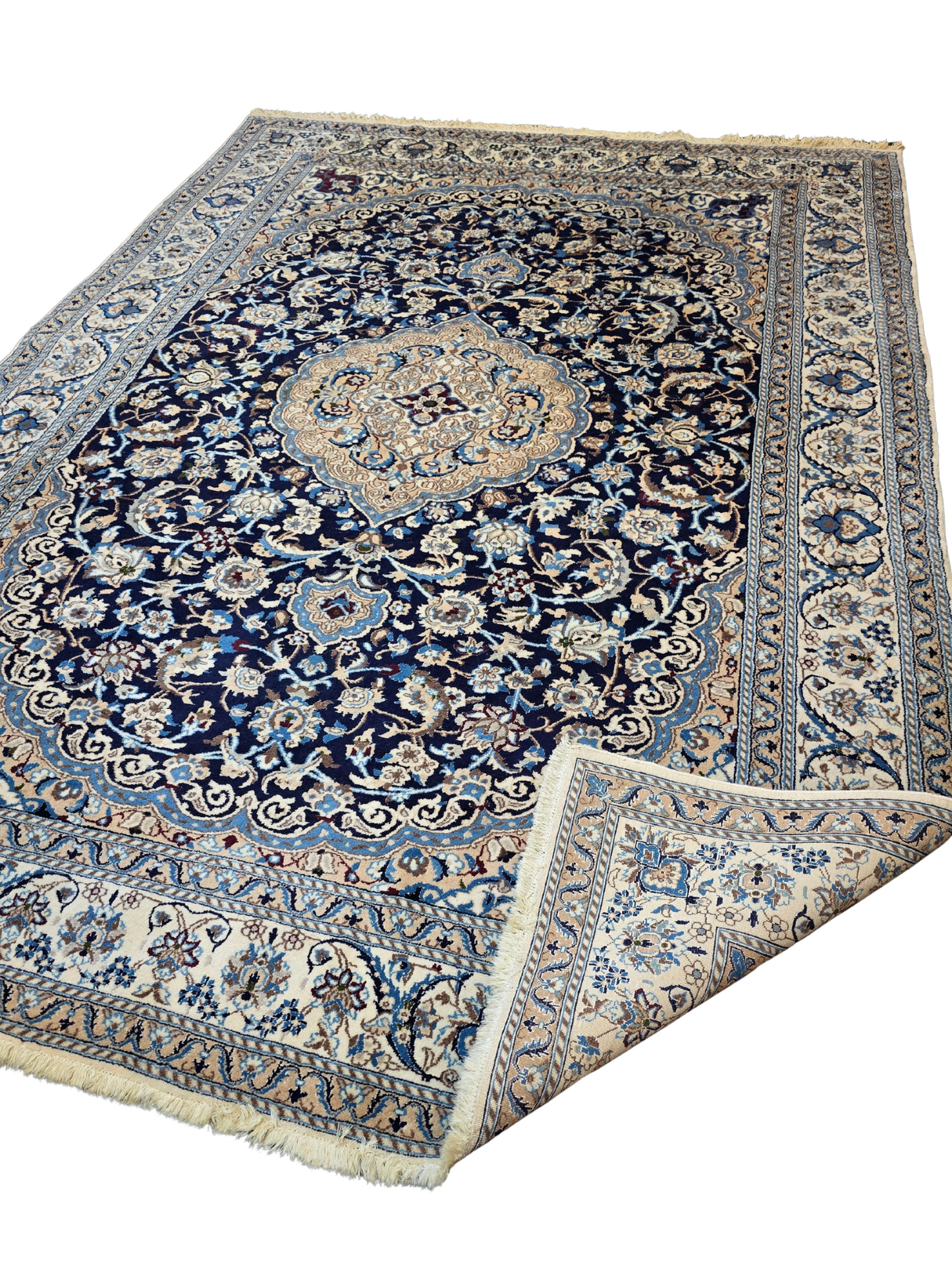 Groot Perzisch Tapijt Nain 340x330 wollen vloerkleed iran
