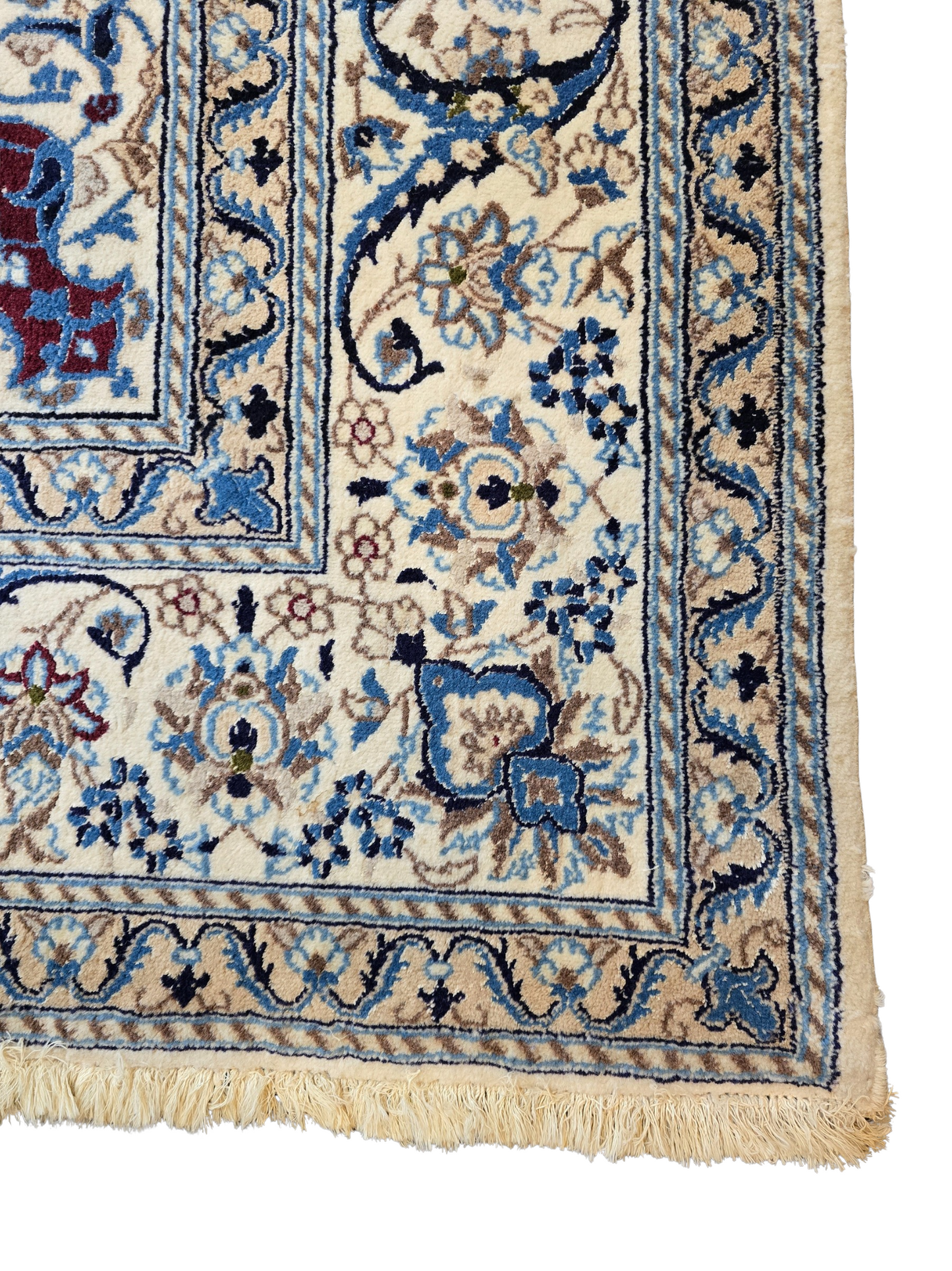 Groot Perzisch Tapijt Nain 340x330 wollen vloerkleed iran