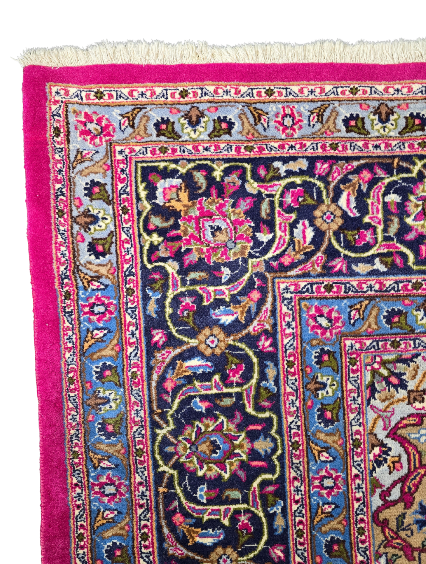 Groot Perzisch tapijt kashan 380x300 wollen vloerkleed iran
