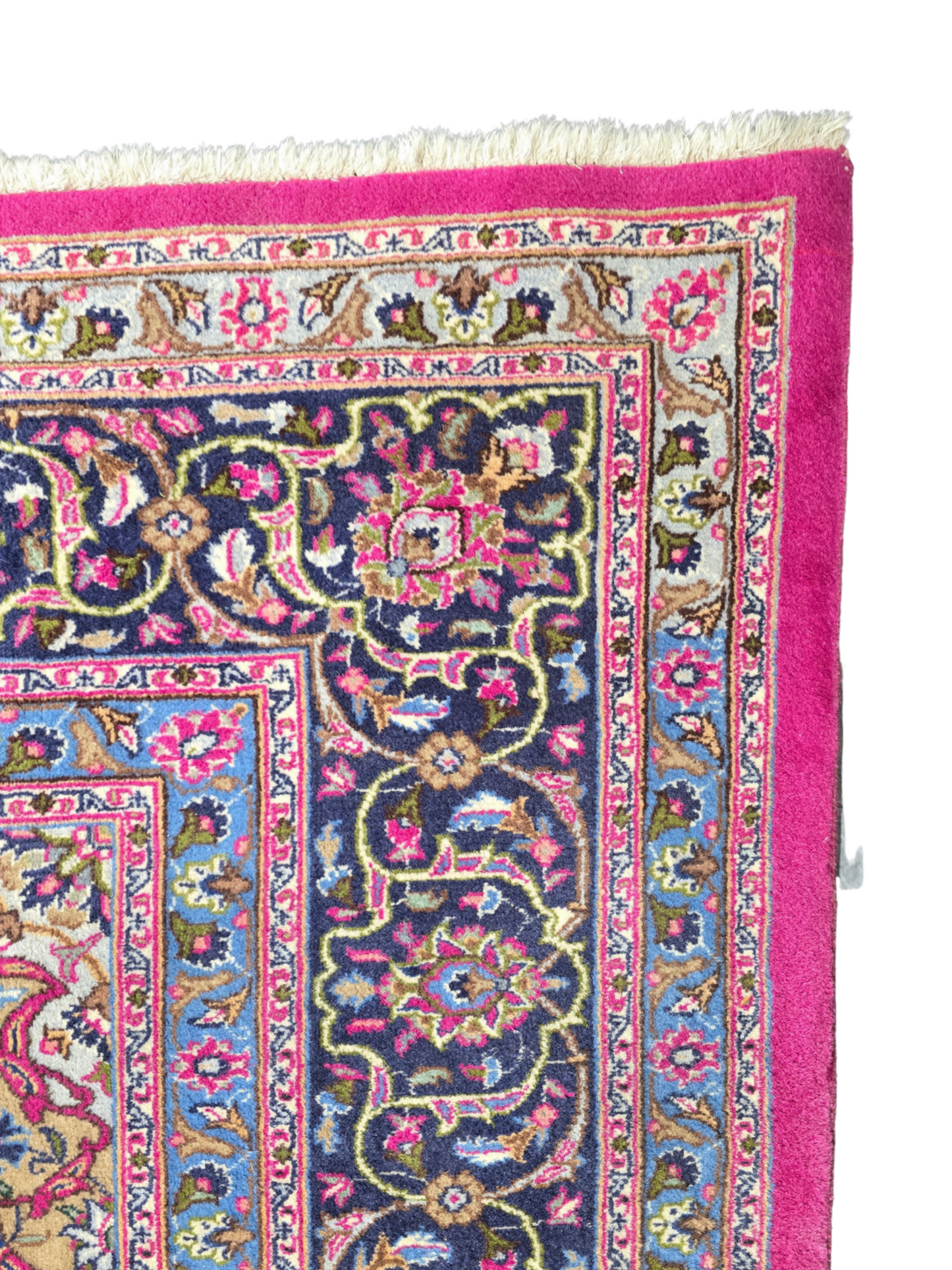 Groot Perzisch tapijt kashan 380x300 wollen vloerkleed iran