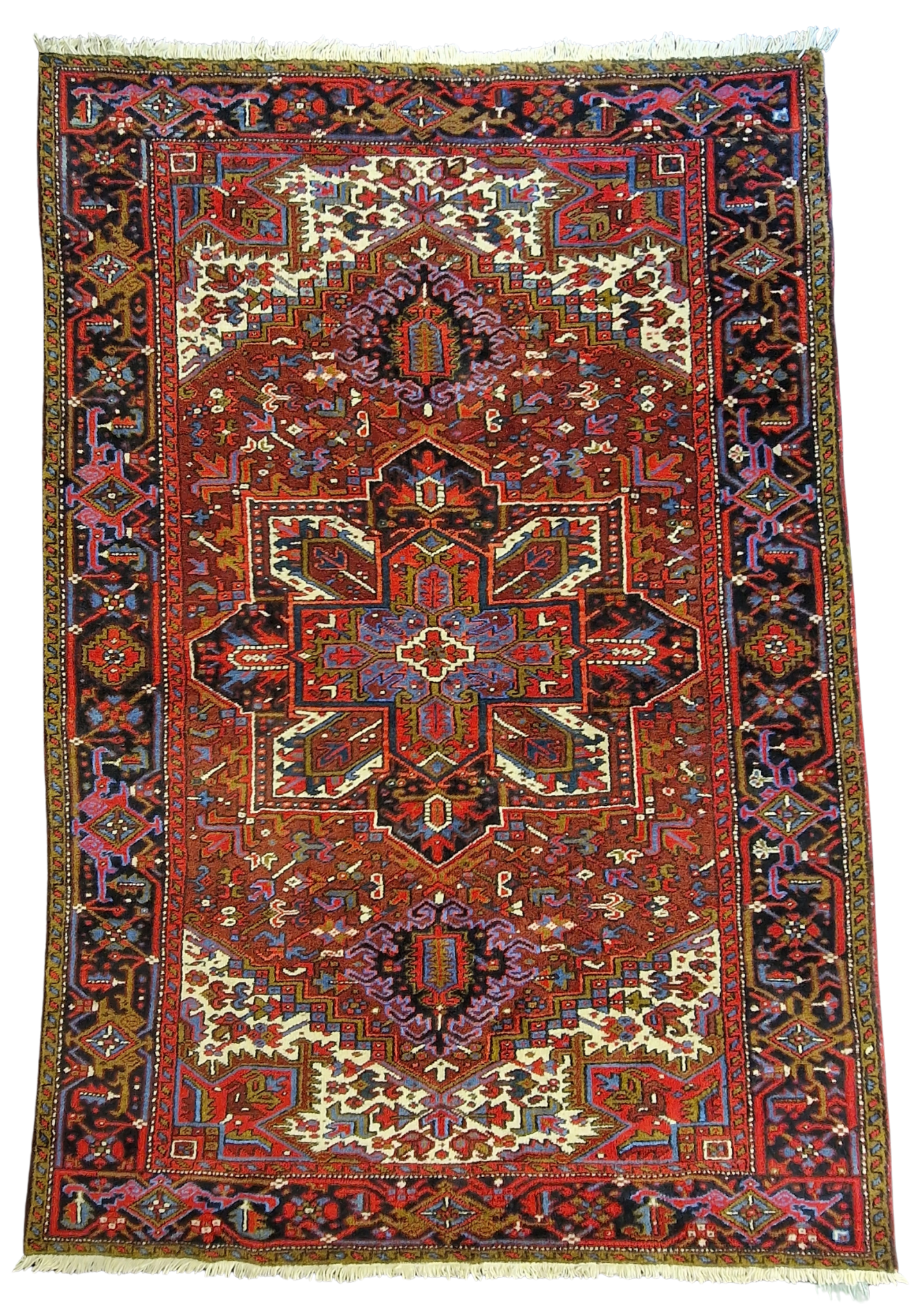 Perzisch Tapijt Heriz 300x210 wollen vloerkleed Handgeknoopt