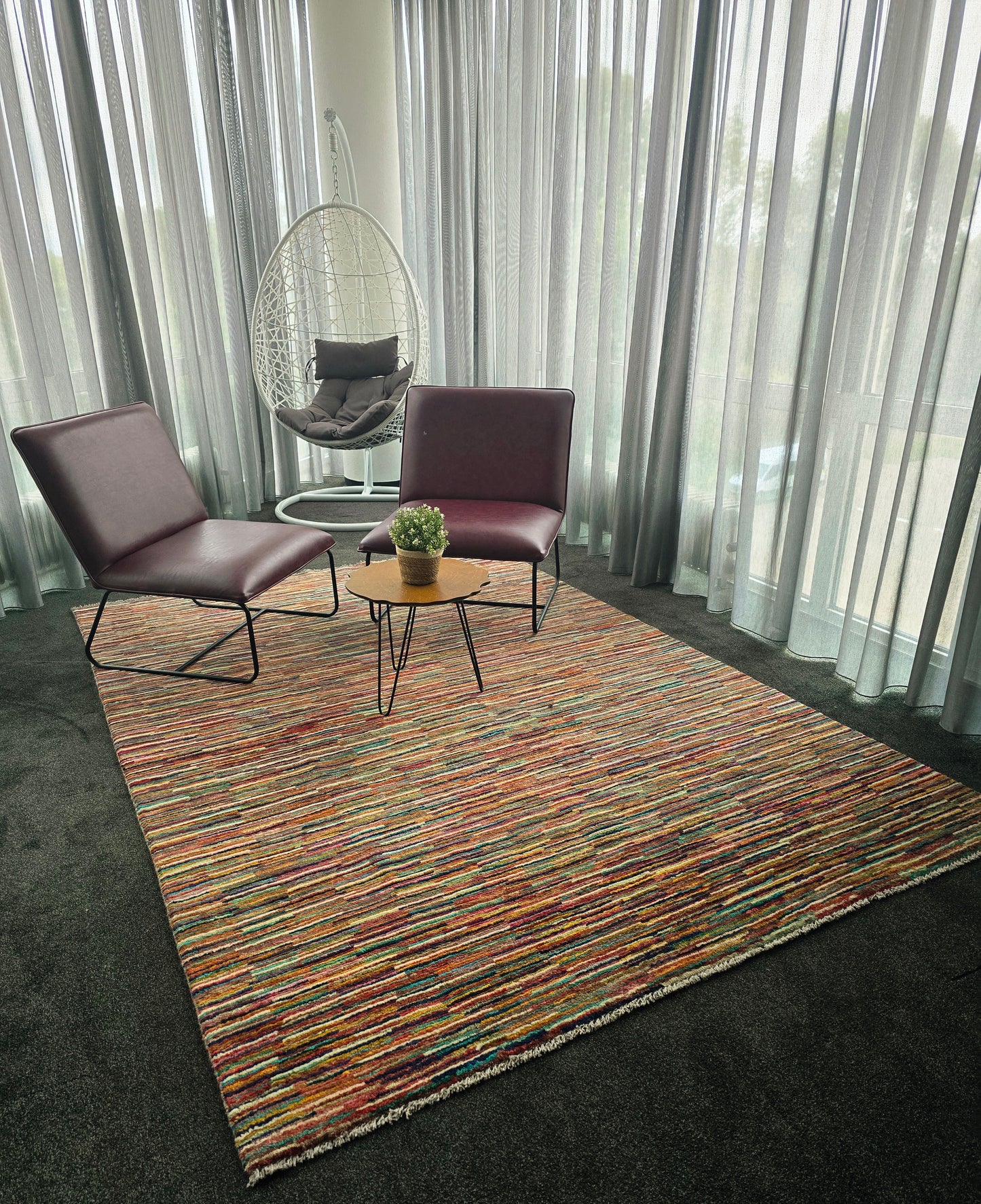 Perzisch Tapijt Gabbeh Lines 300x200 wollen vloerkleed (Nieuw onbelopen)