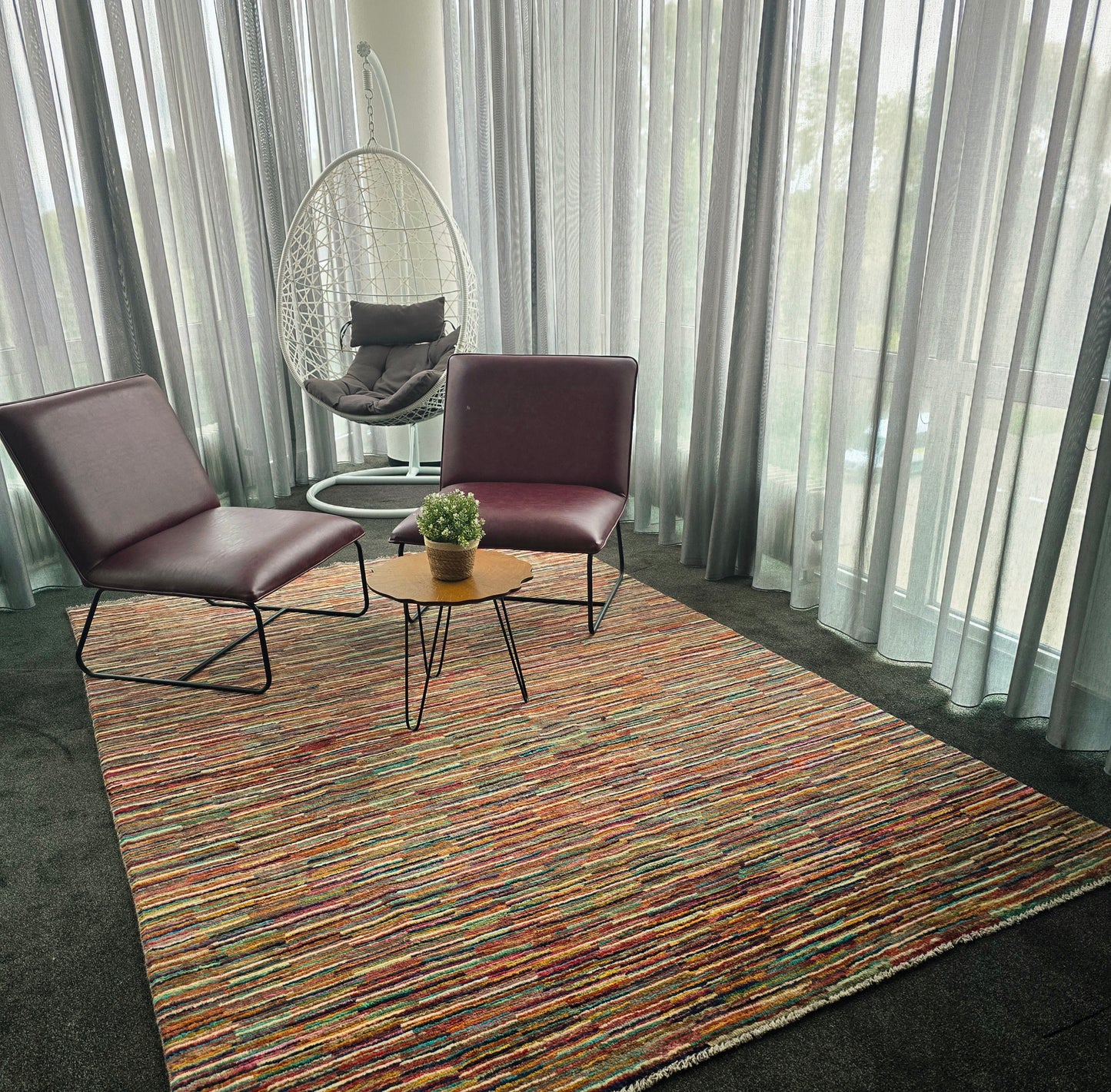 Perzisch Tapijt Gabbeh Lines 300x200 wollen vloerkleed (Nieuw onbelopen)