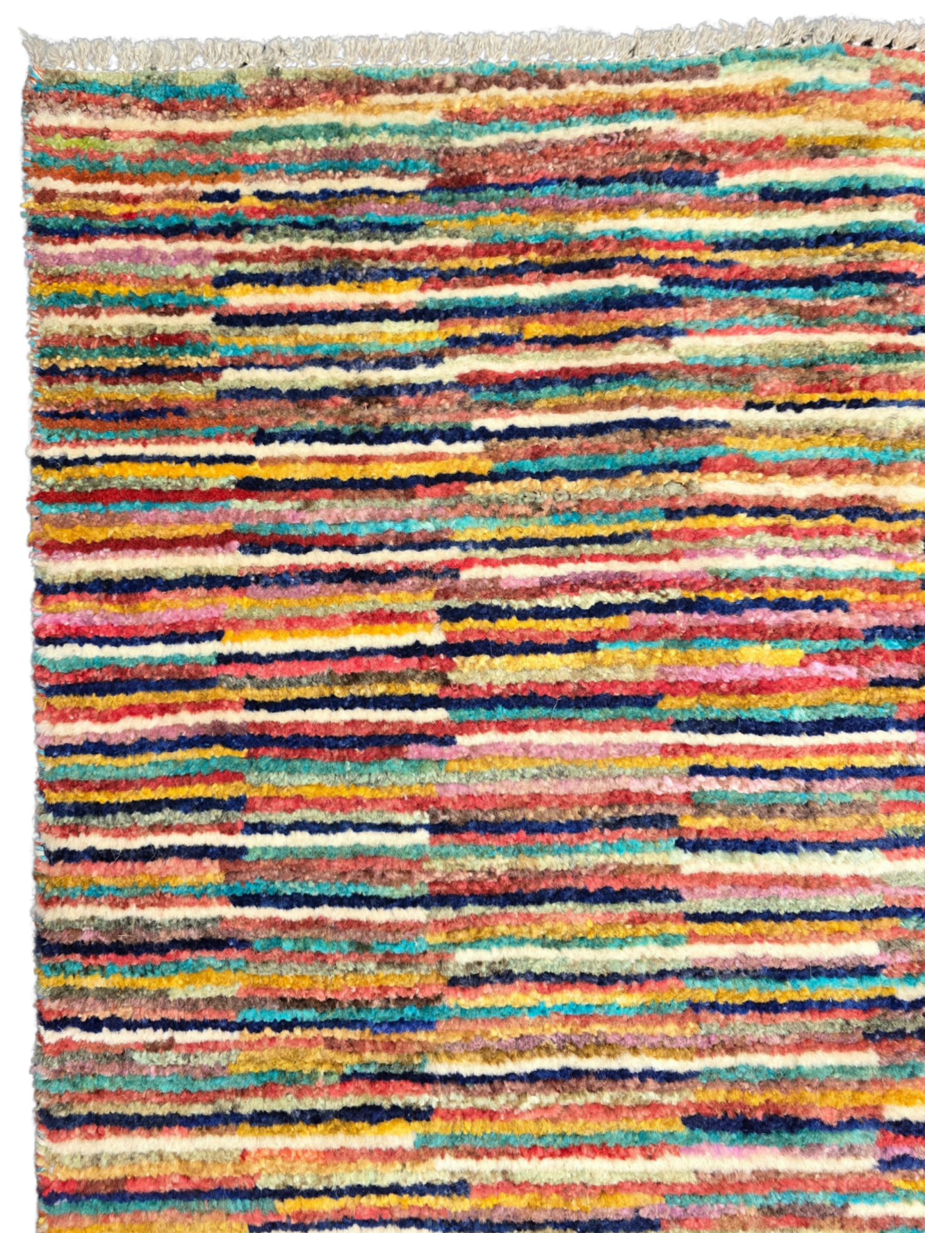 Perzisch Tapijt Gabbeh Lines 300x200 wollen vloerkleed (Nieuw onbelopen)