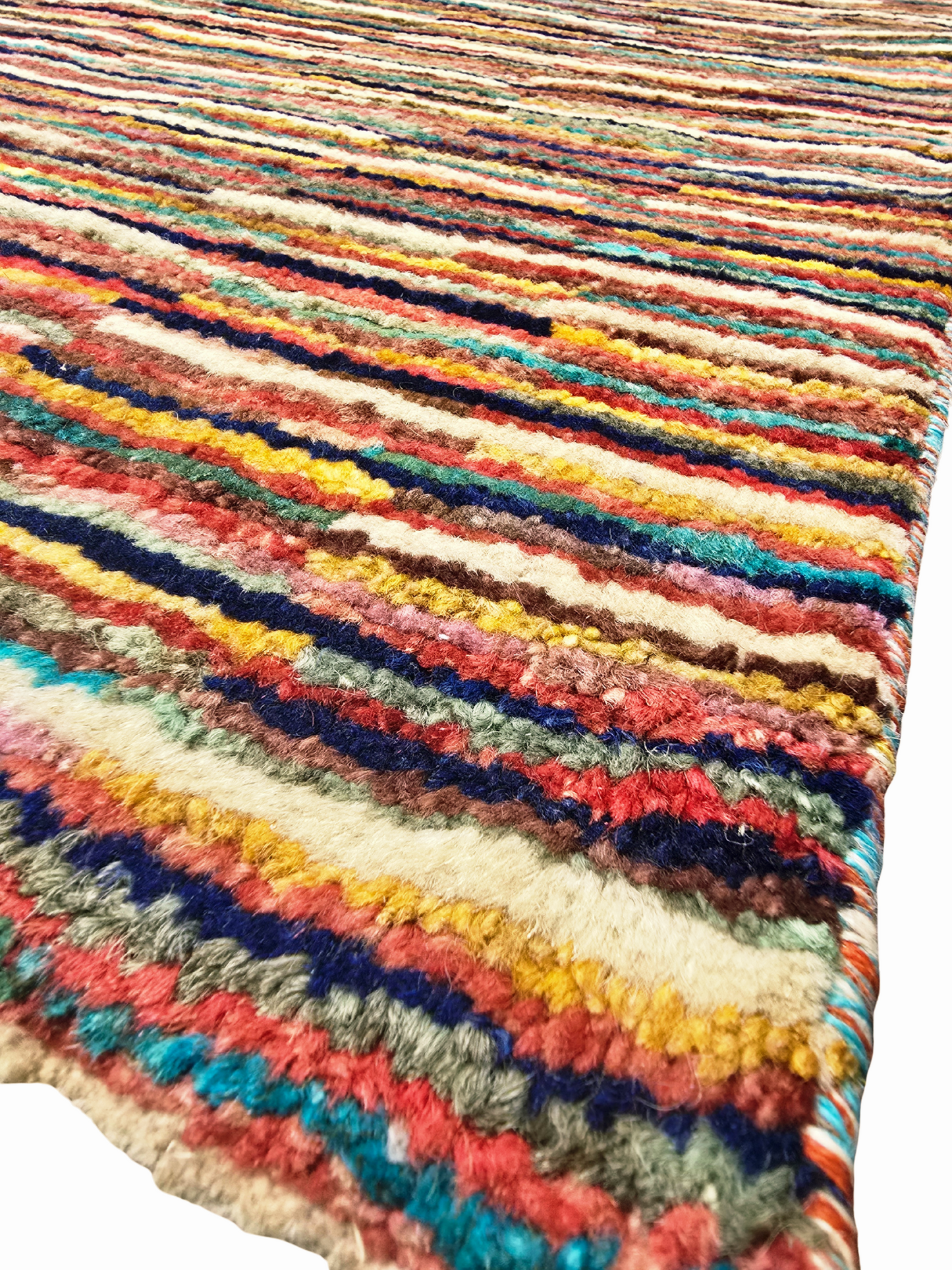 Perzisch Tapijt Gabbeh Lines 300x200 wollen vloerkleed (Nieuw onbelopen)