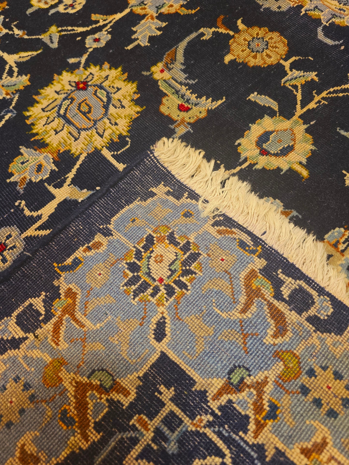 Perzisch Tapijt Kirman 340x250 wollen vloerkleed handegeknoopt iran