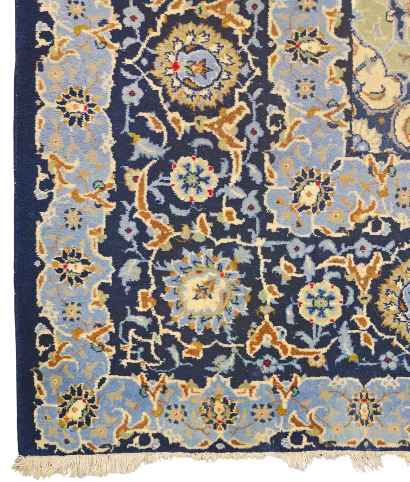 Perzisch Tapijt Kirman 340x250 wollen vloerkleed handegeknoopt iran