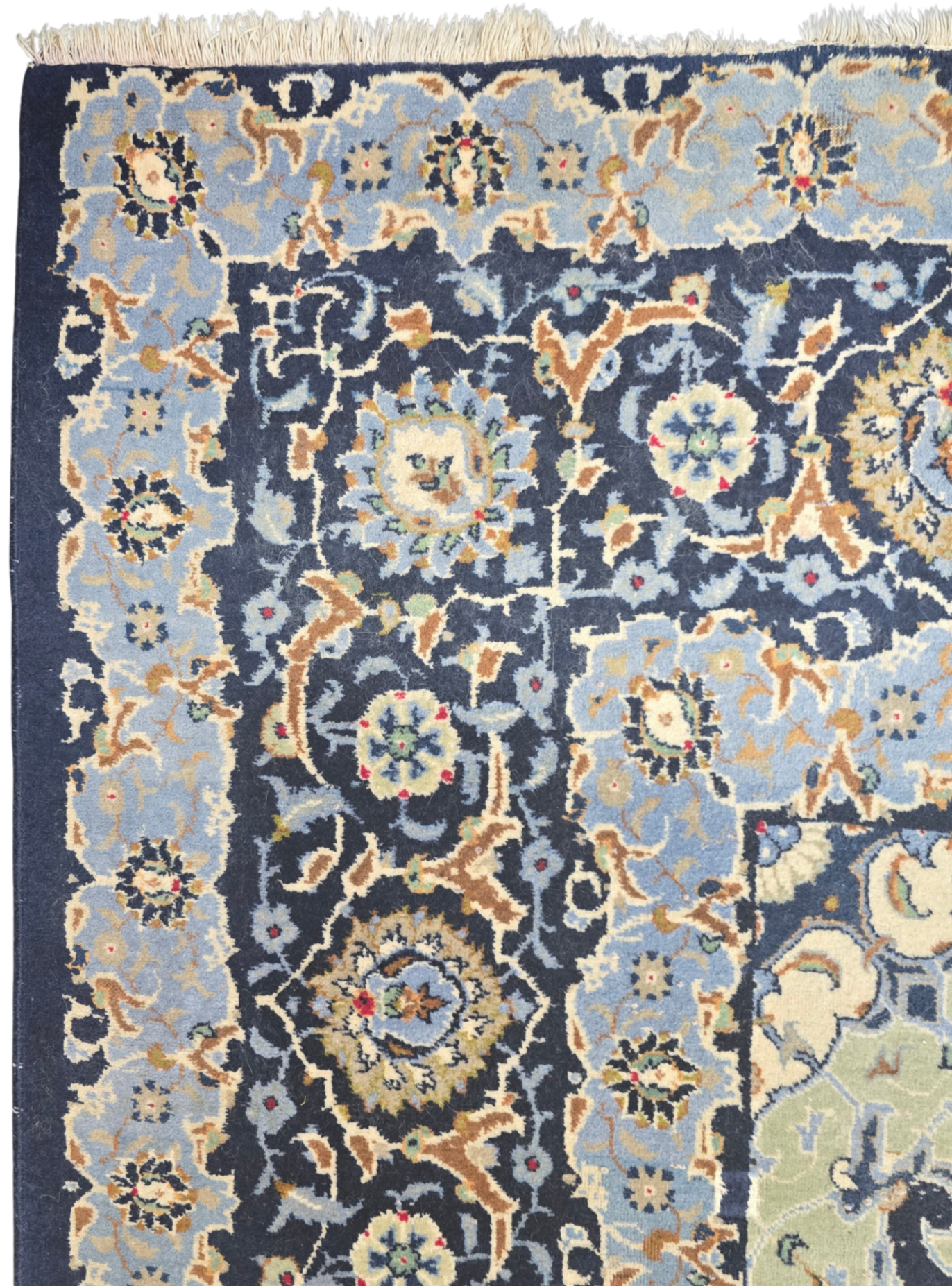 Perzisch Tapijt Kirman 340x250 wollen vloerkleed handegeknoopt iran