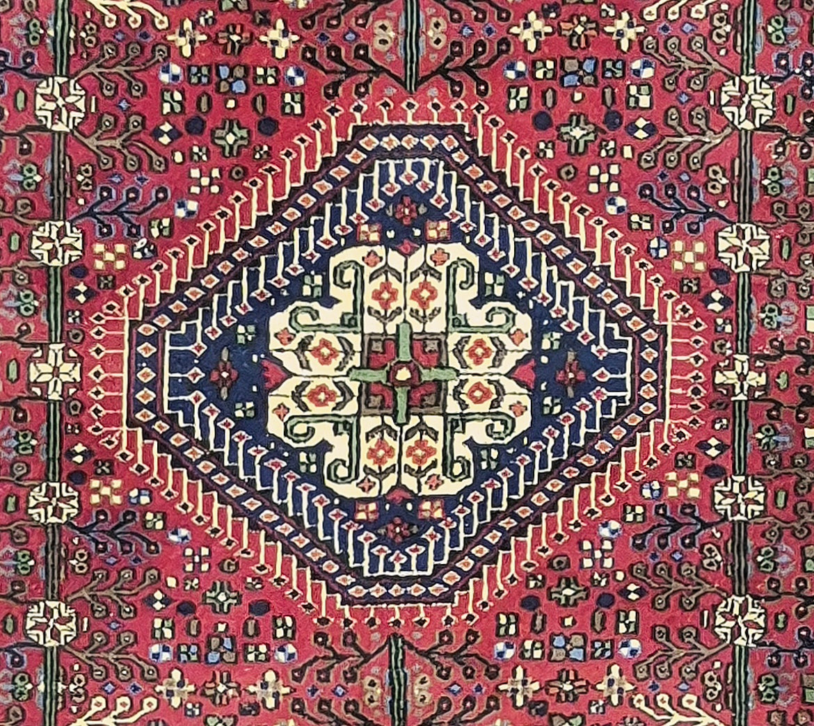 Groot Perzisch Tapijt Shiras 350x250 wollen vloerkleed handgeknoopt